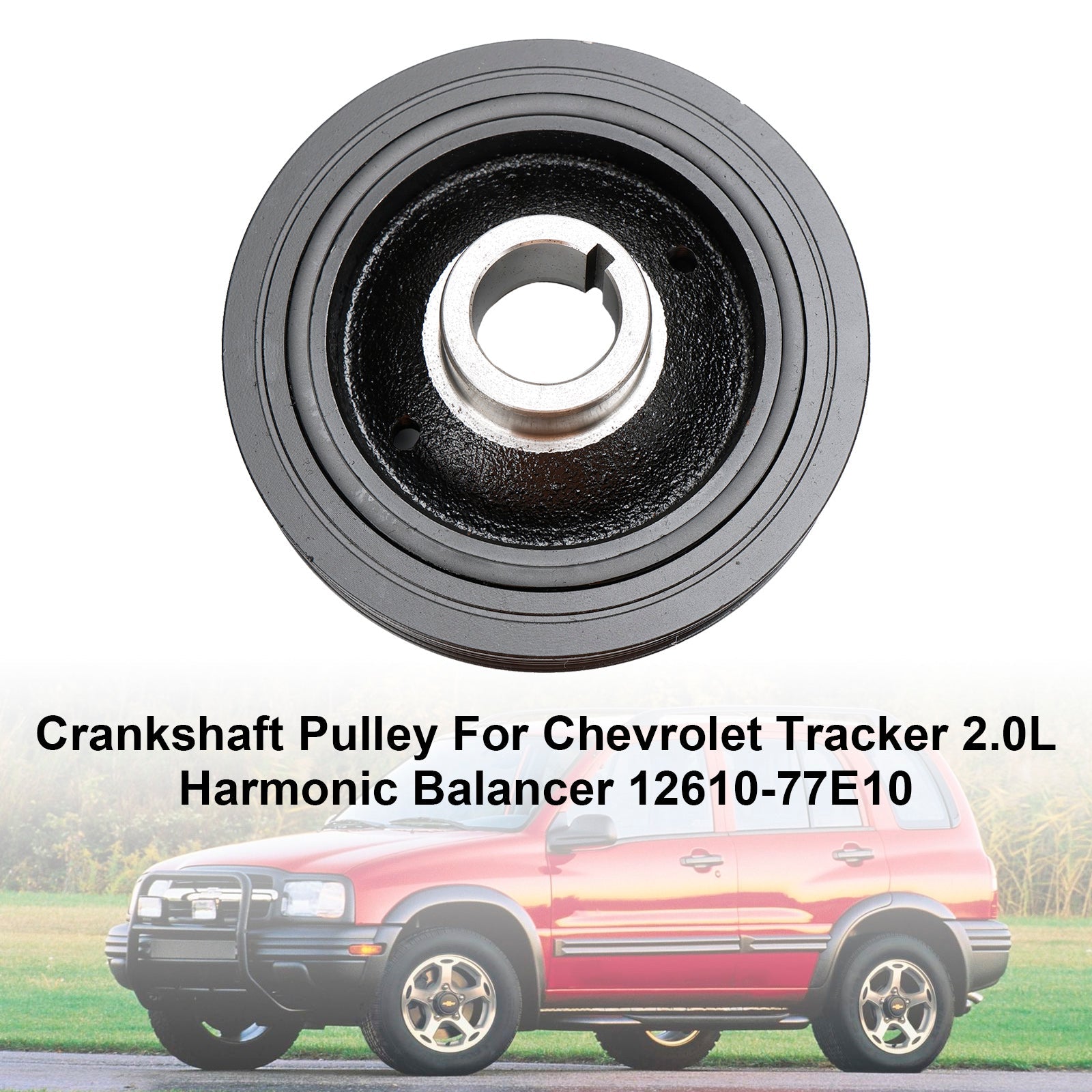 Polea de cigüeñal para Chevrolet Tracker 2.0L Harmonic Balancer 12610-77E10 Fedex Express