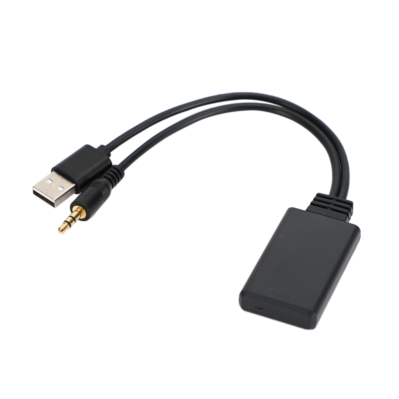 Mini USB Bluetooth 5.0 Receptor 3.5mm Jack Estéreo CD Adaptador de Audio para Coche AUX