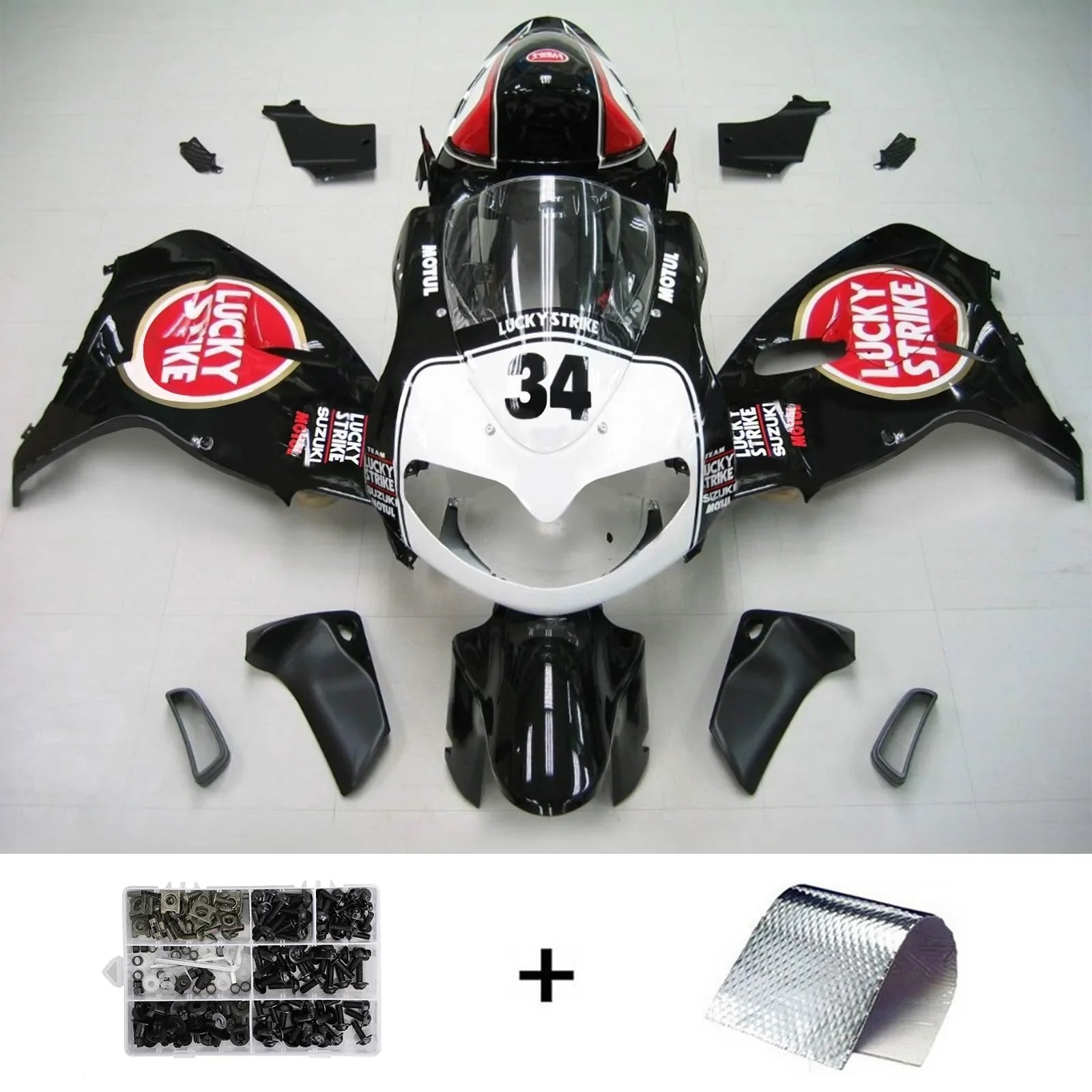 Amotopart Suzuki TL1000R 1998-2003 Kit Carenado Plastico ABS Carroceria