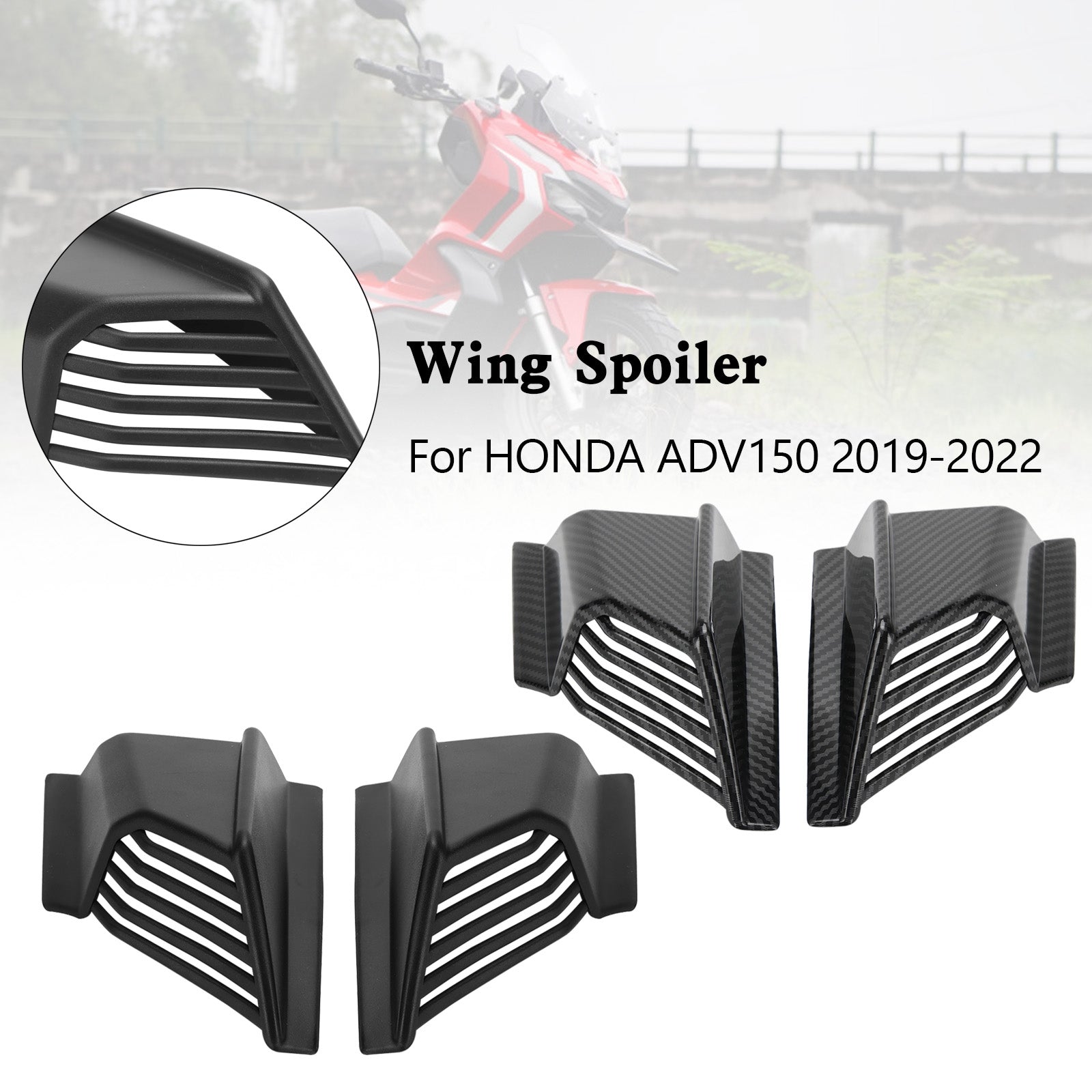 HONDA ADV-150 2019-2022 Ala corpo Deflettore laterale Spoiler ala aria