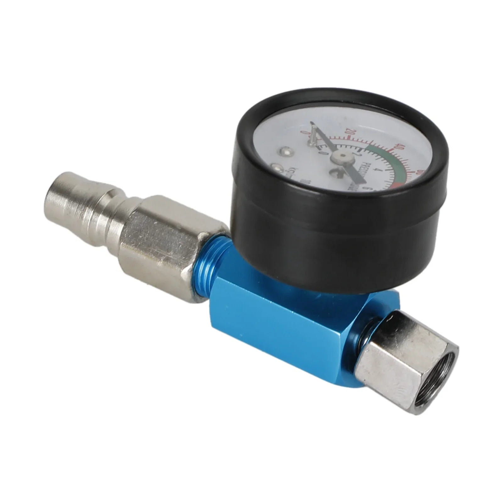 Outil de valve de régulateur d'air bleu Mini 1/4 "jauge de pressostat pour pistolet à peinture