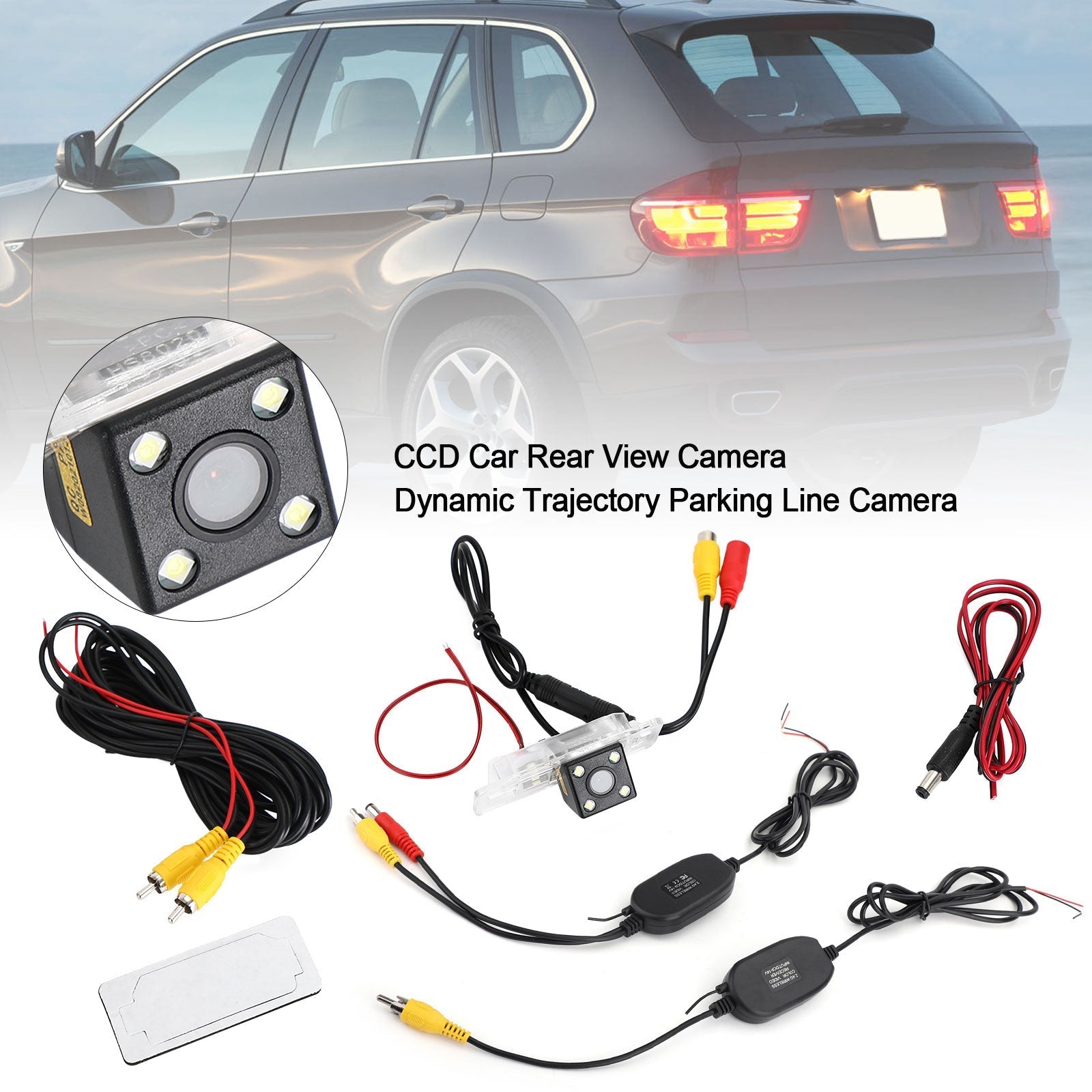 170D Wireless Dynamic Trajectory Track Car Videocamera vista posteriore per X1 X3 X5 X6 M3