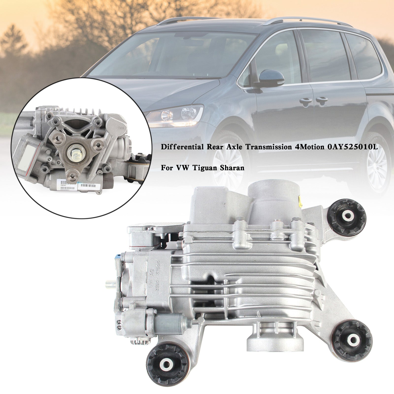 2009-2015 VW Passat 4Motion Différentiel Essieu Arrière Transmission 4Motion 0AY525010L