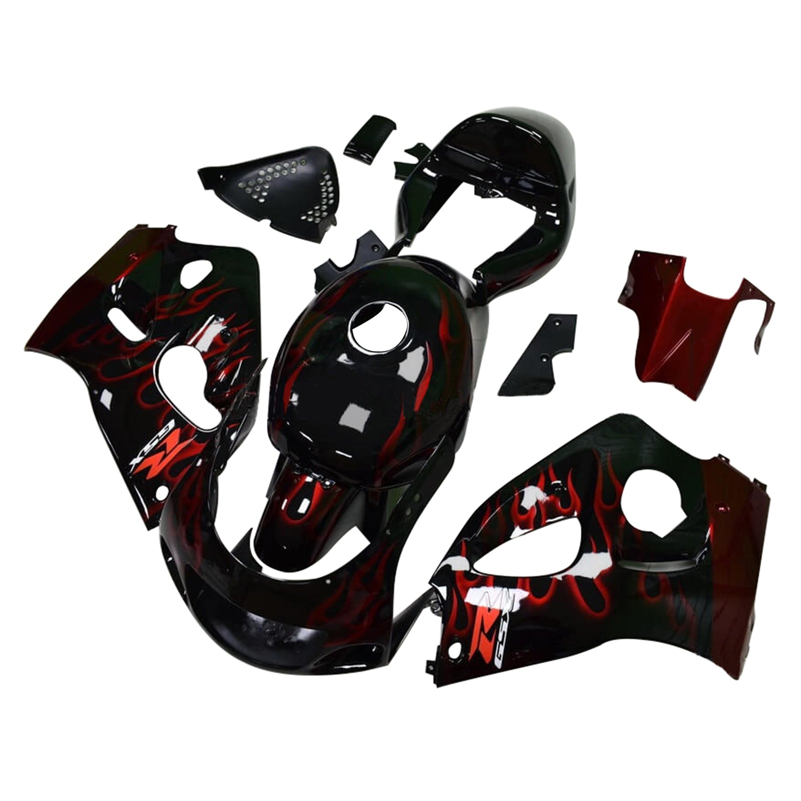 Amotopart Suzuki GSXR600 1996-2000 GSXR750 1996-1999 Kit de carenado de carrocería