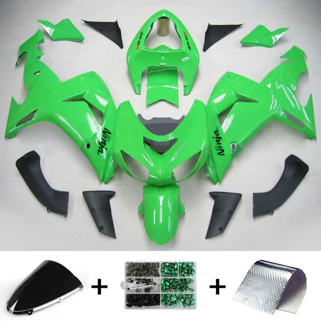 Amotopart Verkleidungsset für Kawasaki ZX10R 2006-2007 Generic