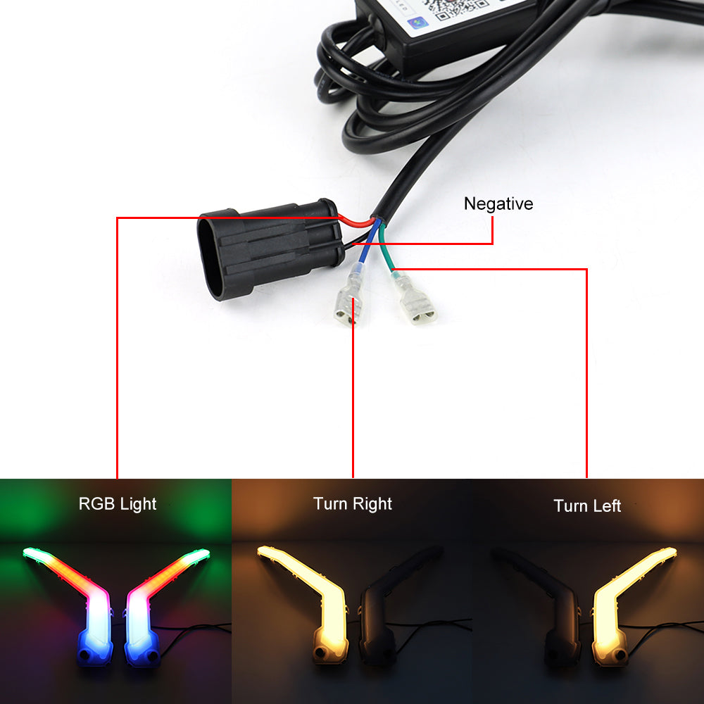 Luz intermitente delantera RGB Can Am Maverick X3 MAX 2017-2023