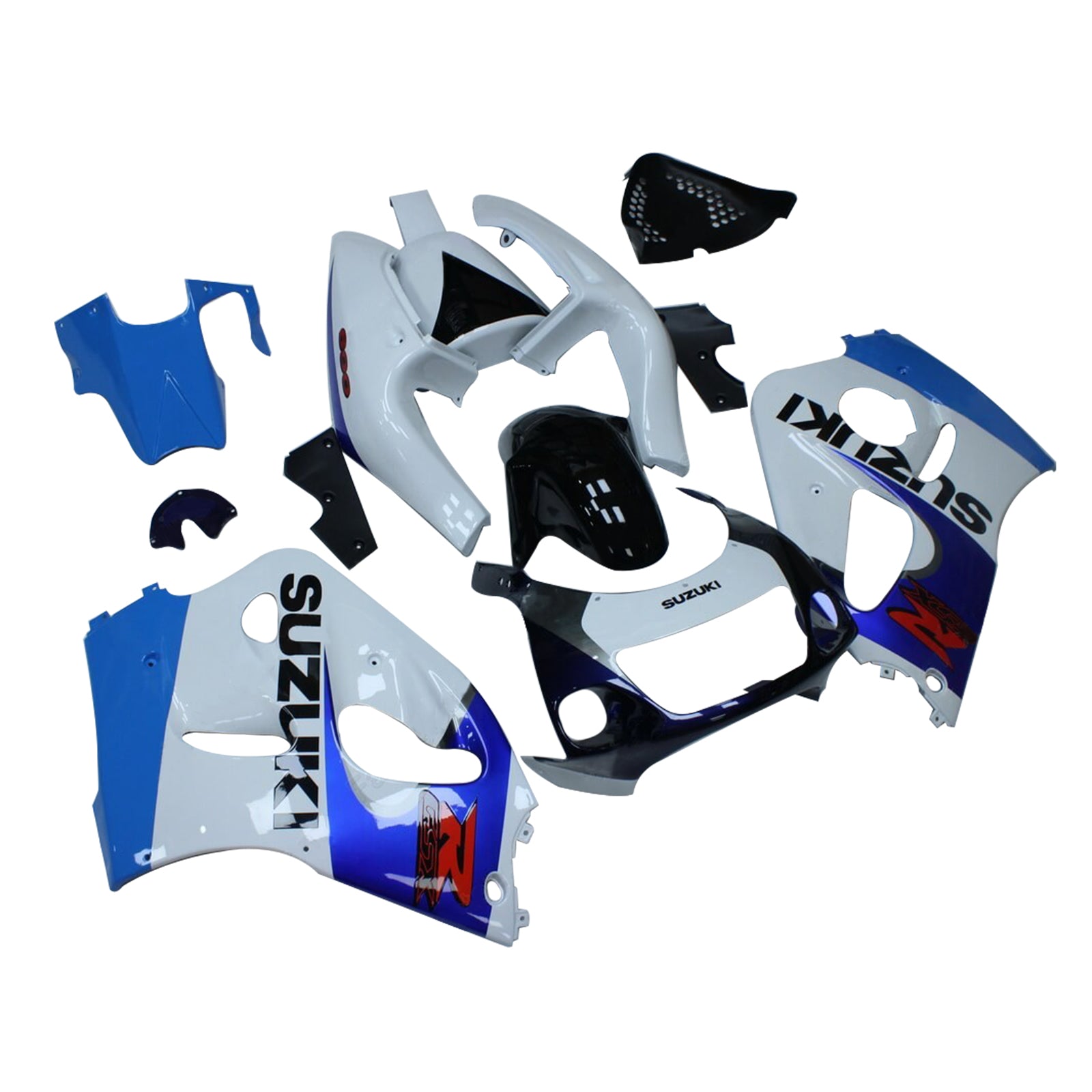 Amotopart Suzuki GSXR600 1996-2000 GSXR750 1996-1999 Kit de carenado de carrocería