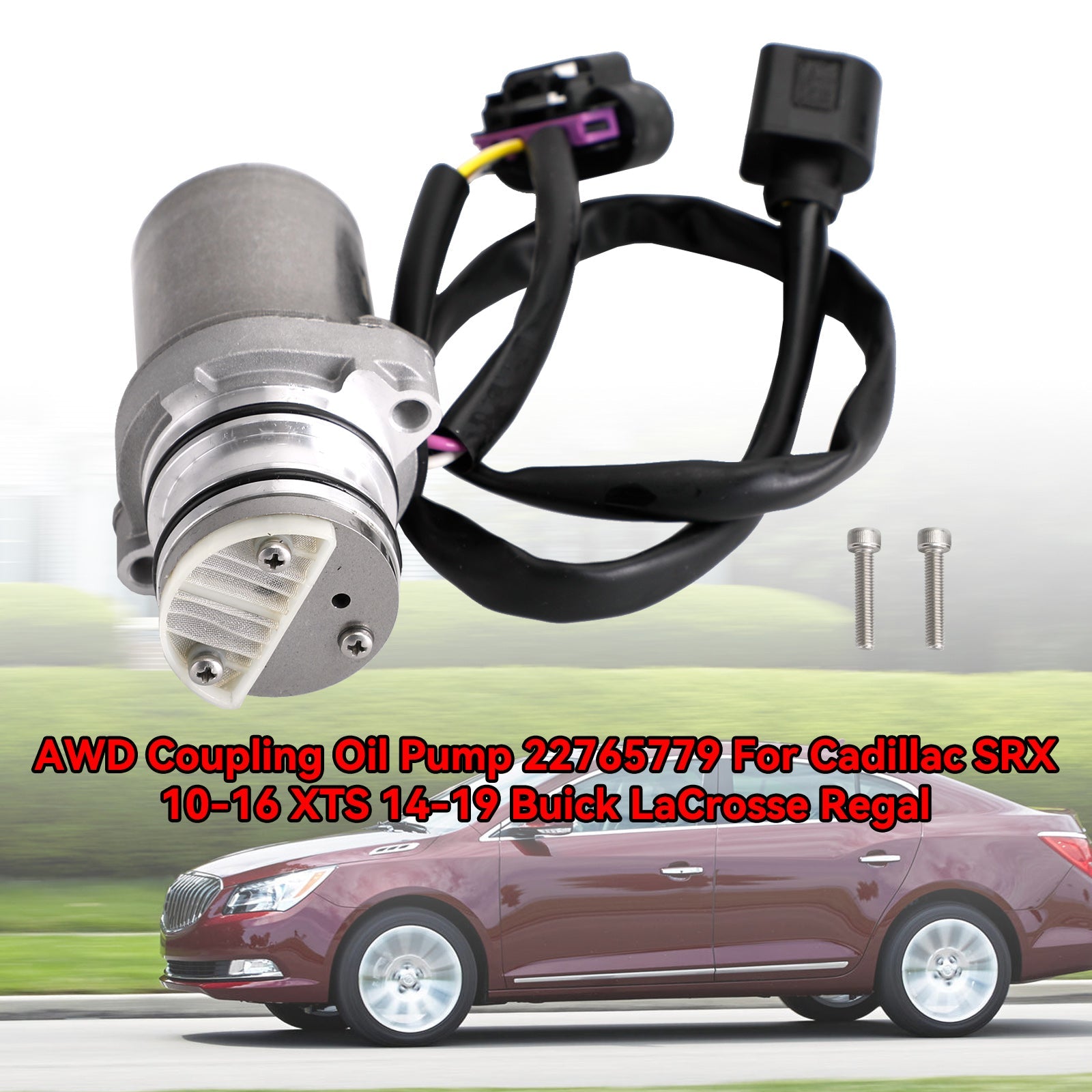 Buick Regal 2014-2017 L4 2.0L AWD Couplage Pompe à huile 22765779 404029 13285796 699000