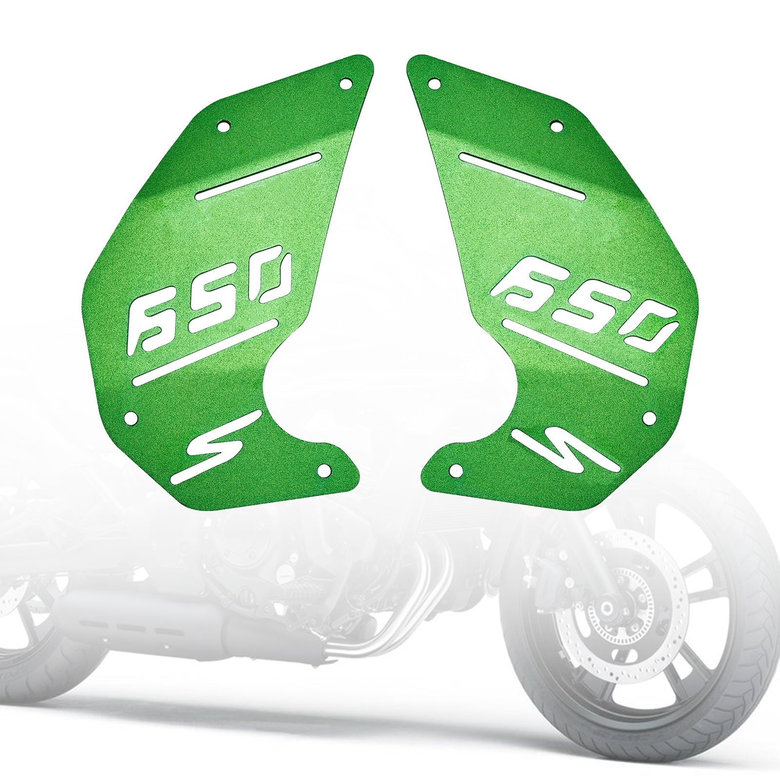 Kawasaki Vulcan S En650 Vn650 2015-2022 Plaque de protection du moteur Panneau latéral Vert Café