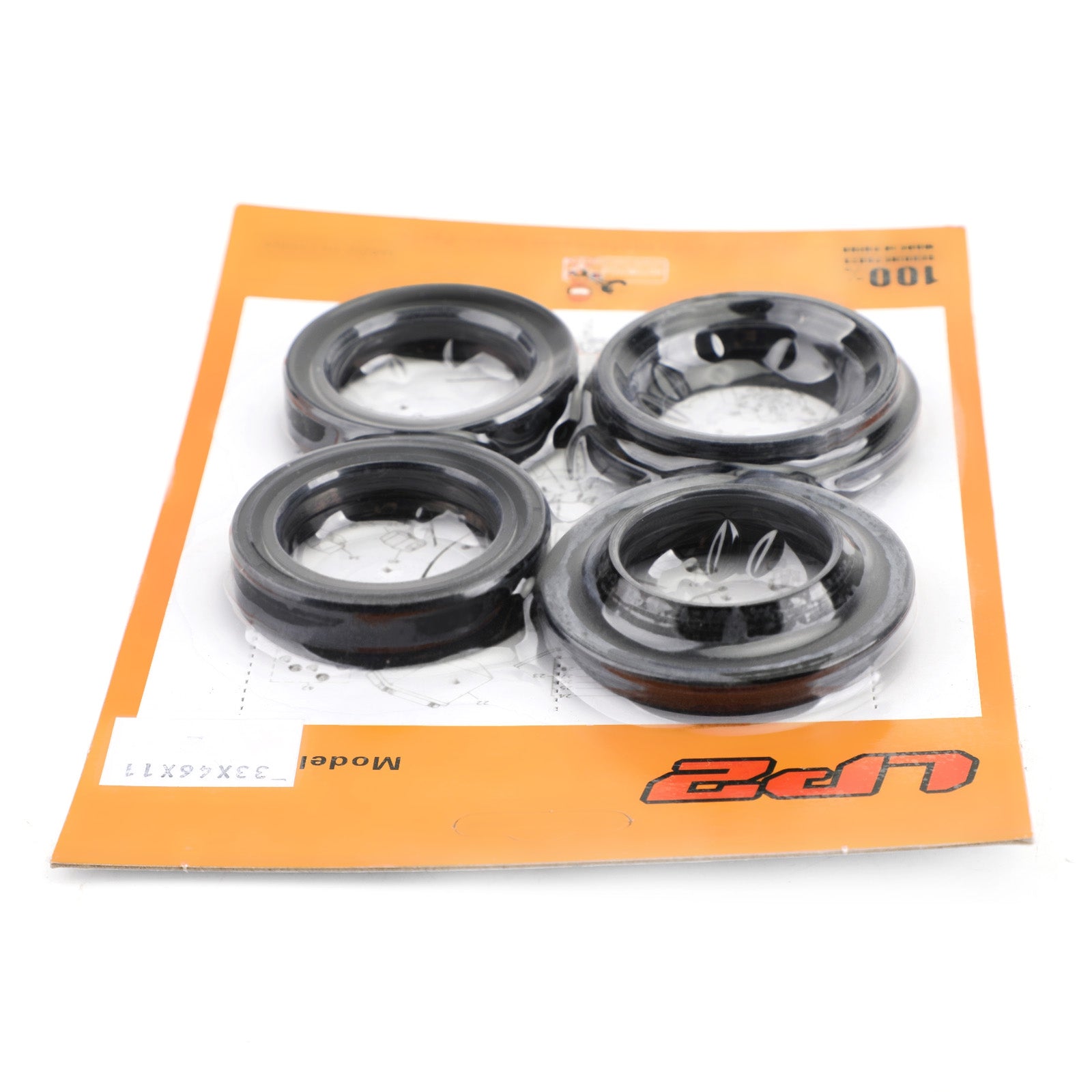 Kit de sellado y polvo de horquilla para Kawasaki KLX140L KLF150 KLX125C KX65 00-18 genérico 92049-1524