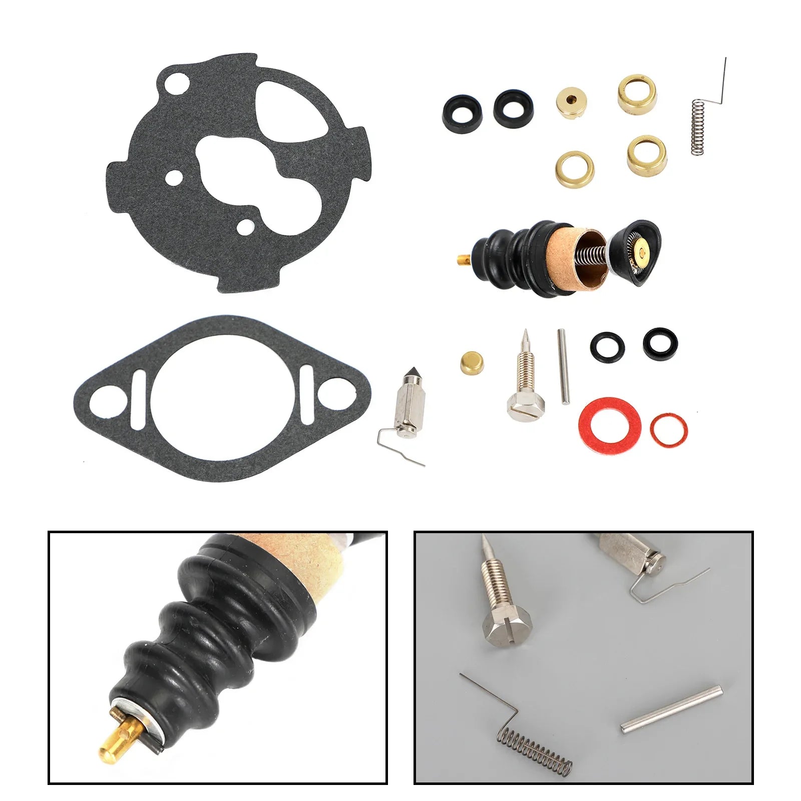 Kit de reconstrucción de carburador para modelos FL FX XL anteriores a 1976 36 mm 38 mm 40 mm Genérico 27132-71