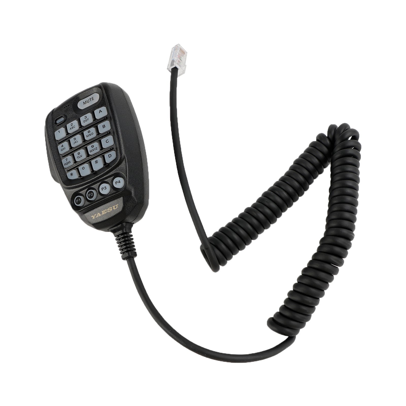 Microfono per auto adatto per YAESU SSM-85D Walkie Talkie Radio Megafono Maniglia