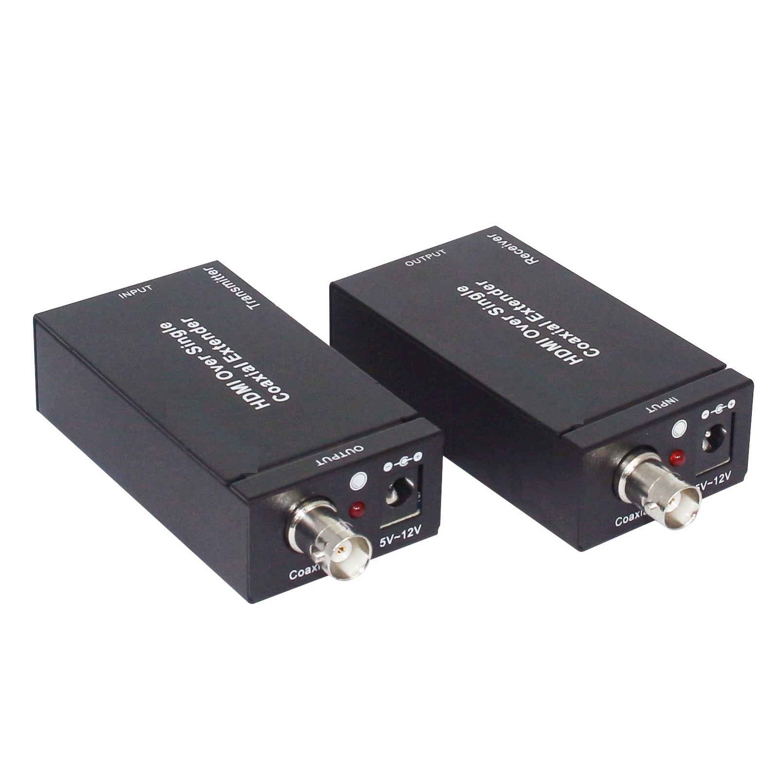 Câble coaxial HDMI BNC Extender IR sur un seul balun émetteur récepteur US Plug Power