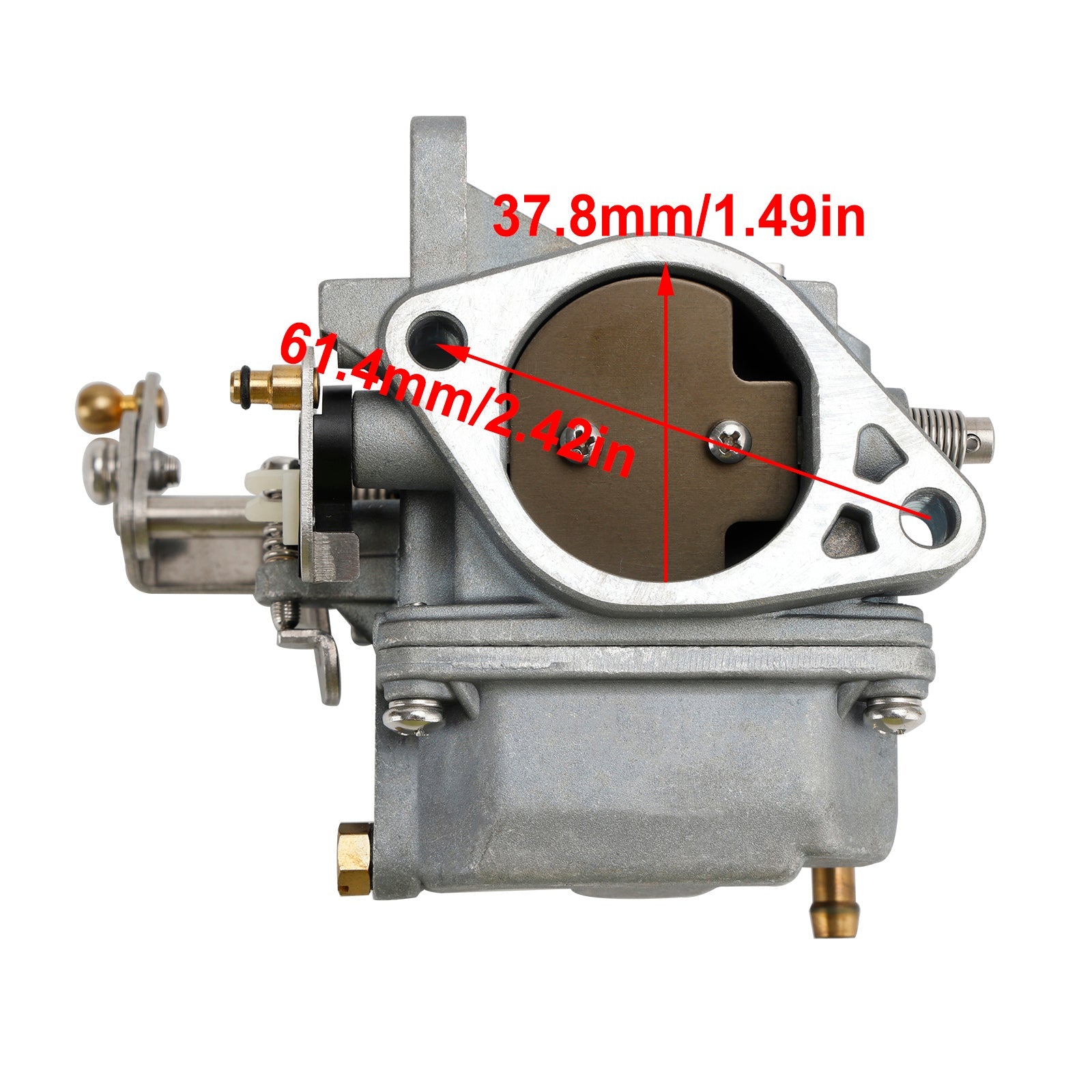 Hiilihydraattinen kaasutin sopii Yamaha 2-tahti 30HP T30 40HP T40 perämoottoriin 66T-14301