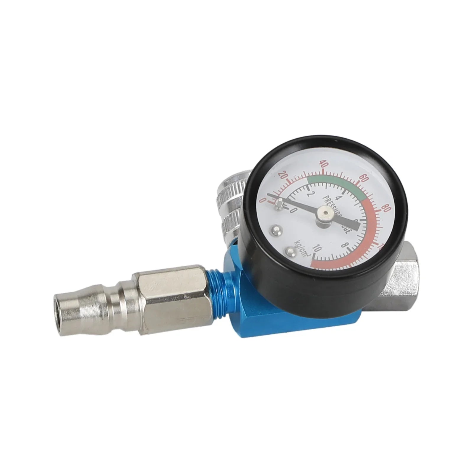 Outil de valve de régulateur d'air bleu Mini 1/4 "jauge de pressostat pour pistolet à peinture