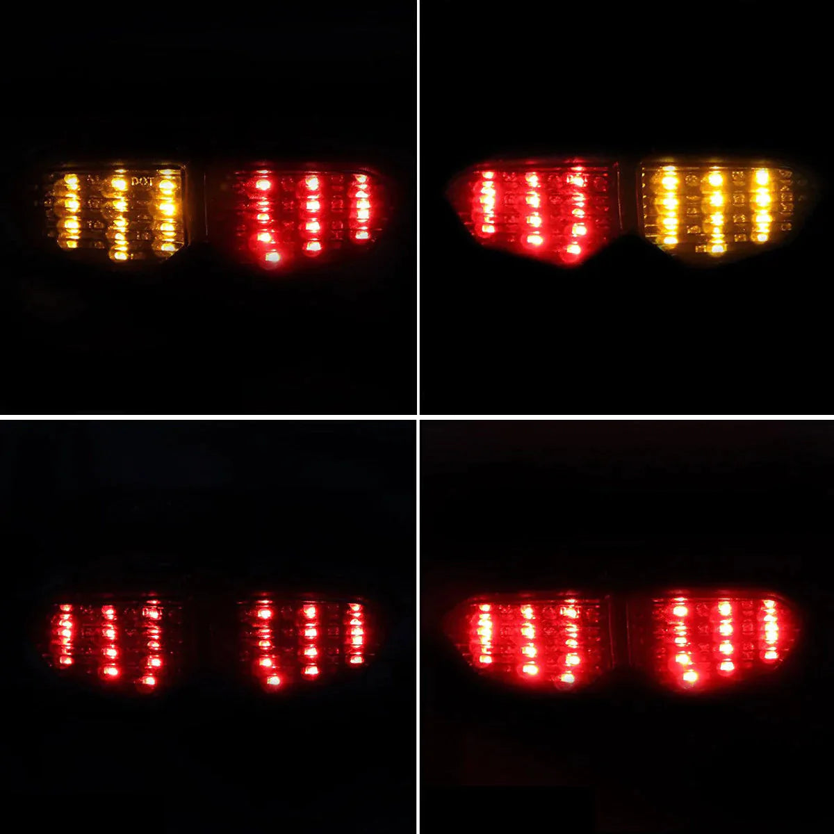 2003-2005 Yamaha YZF R6 YZF R6S Intermitentes LED integrados Humo