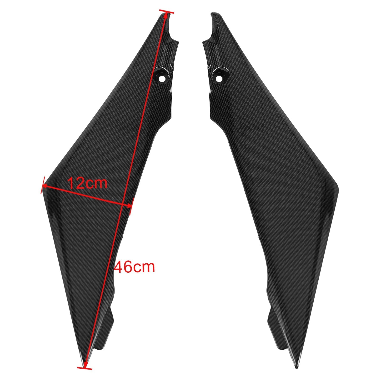 Serbatoio del gas Rivestimento laterale Pannello di copertura Carena Cowl per Suzuki GSXR1000 2005-2006 K5 Generico Carbon