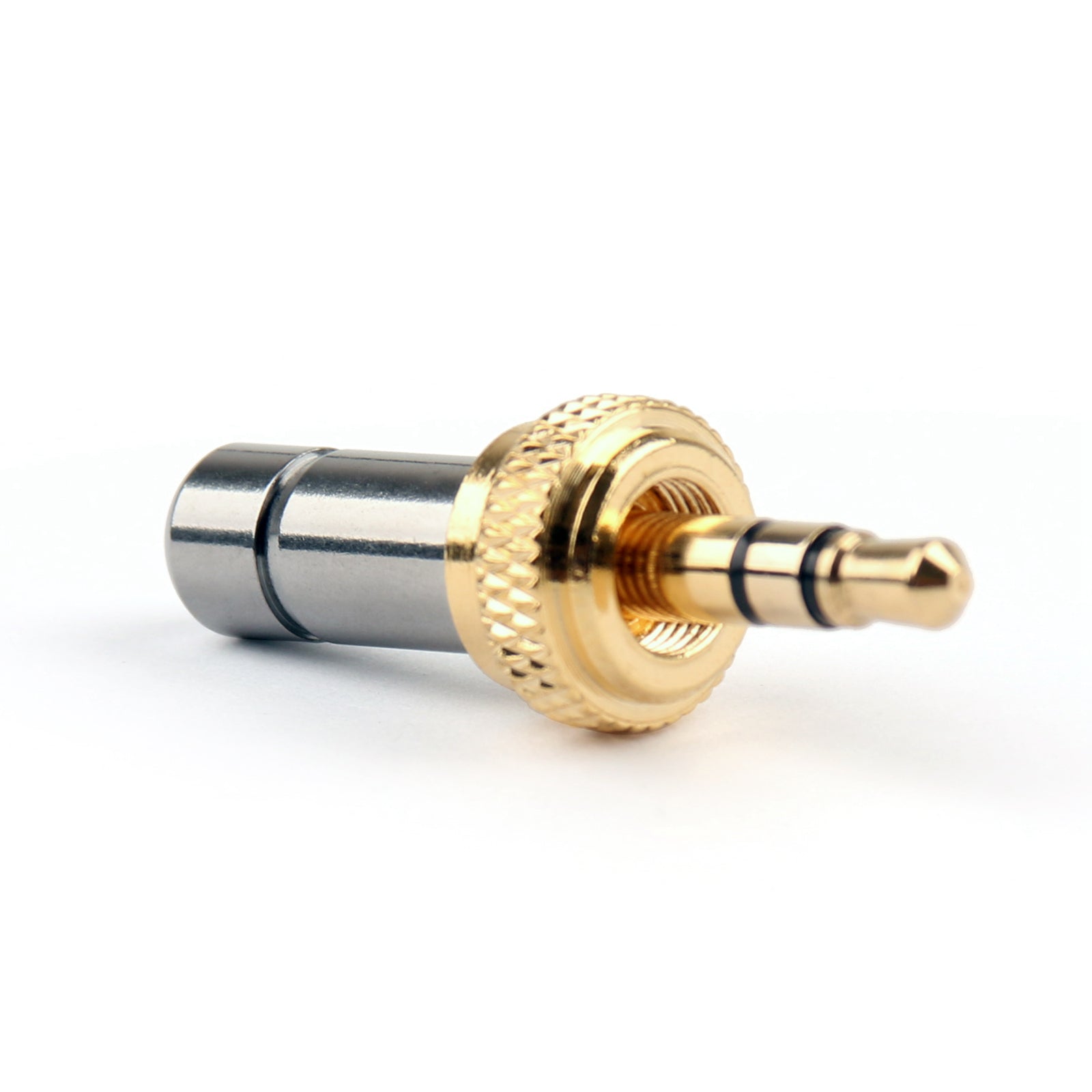 10x mini jack stereo da 3,7 mm con bloccaggio a vite placcato in oro da 3,5 mm per Sennheiser