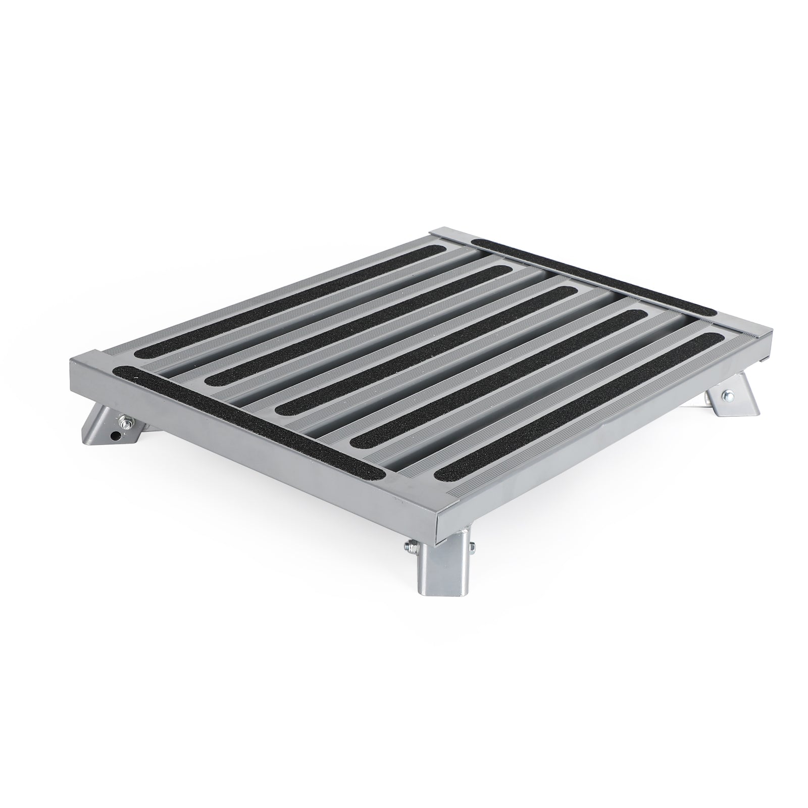 Plataforma de aluminio plegable RV Escalera de tijera Remolque Camper Escalera de trabajo portátil