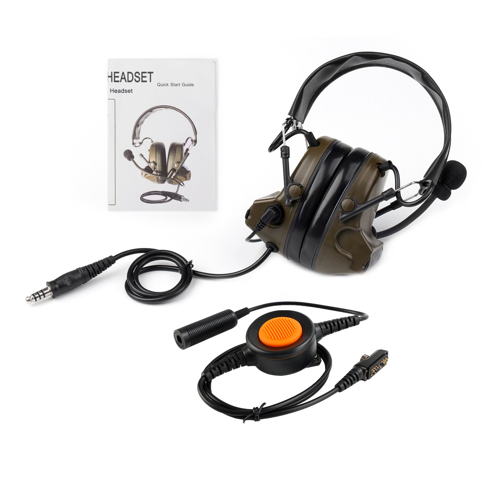 Z Tactische Headset H50 voor Hytera Radio PD780/780G/700/700G/580/788/782/785