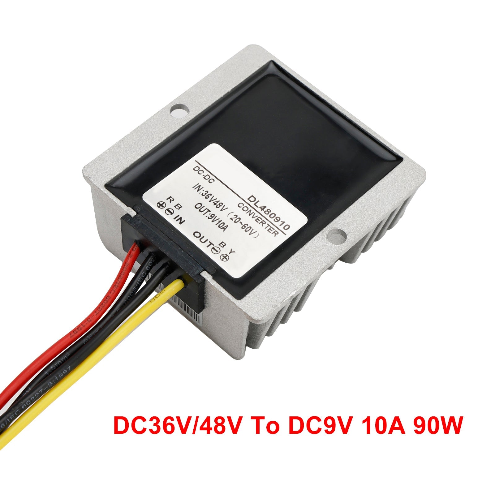 Convertisseur DC/DC étanche 10A, régulateur d&#39;alimentation 36V/48V, abaisseur à 9V