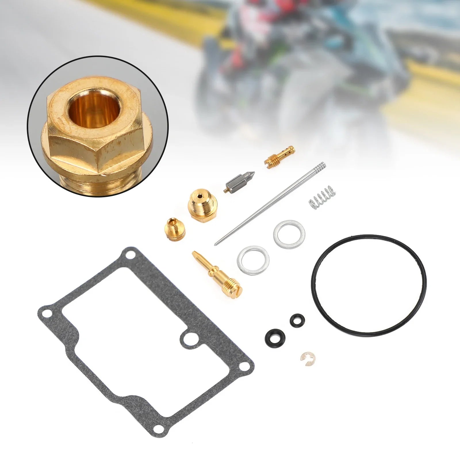 Kit de reparación de reconstrucción de carburador para Suzuki GT 380 GT380 1973-1977 Genérico