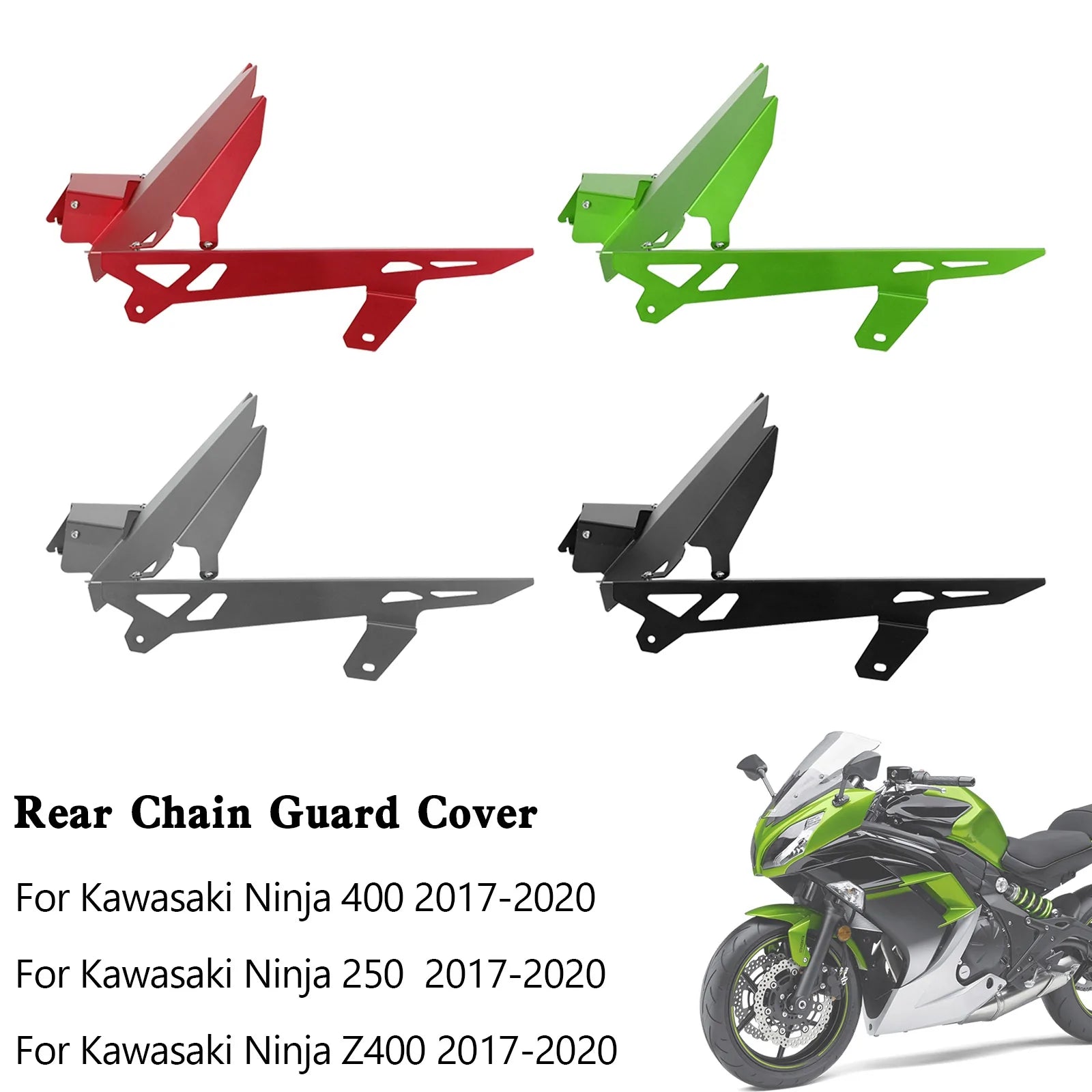 2017-2020 Kawasaki Ninja 400/250 Z400 Cache de protection de chaîne de pignon