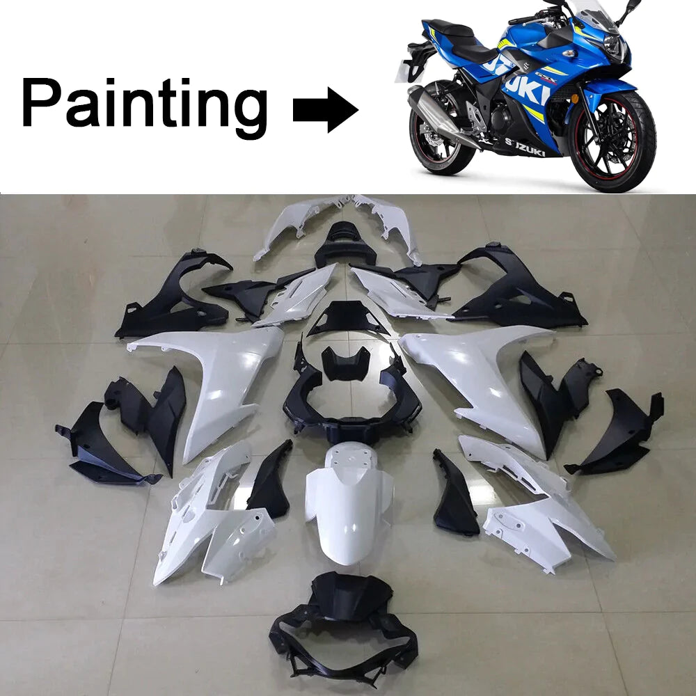 Amotopart Suzuki GSX250R 2017-2020 Kit Carénage Carrosserie Plastique ABS