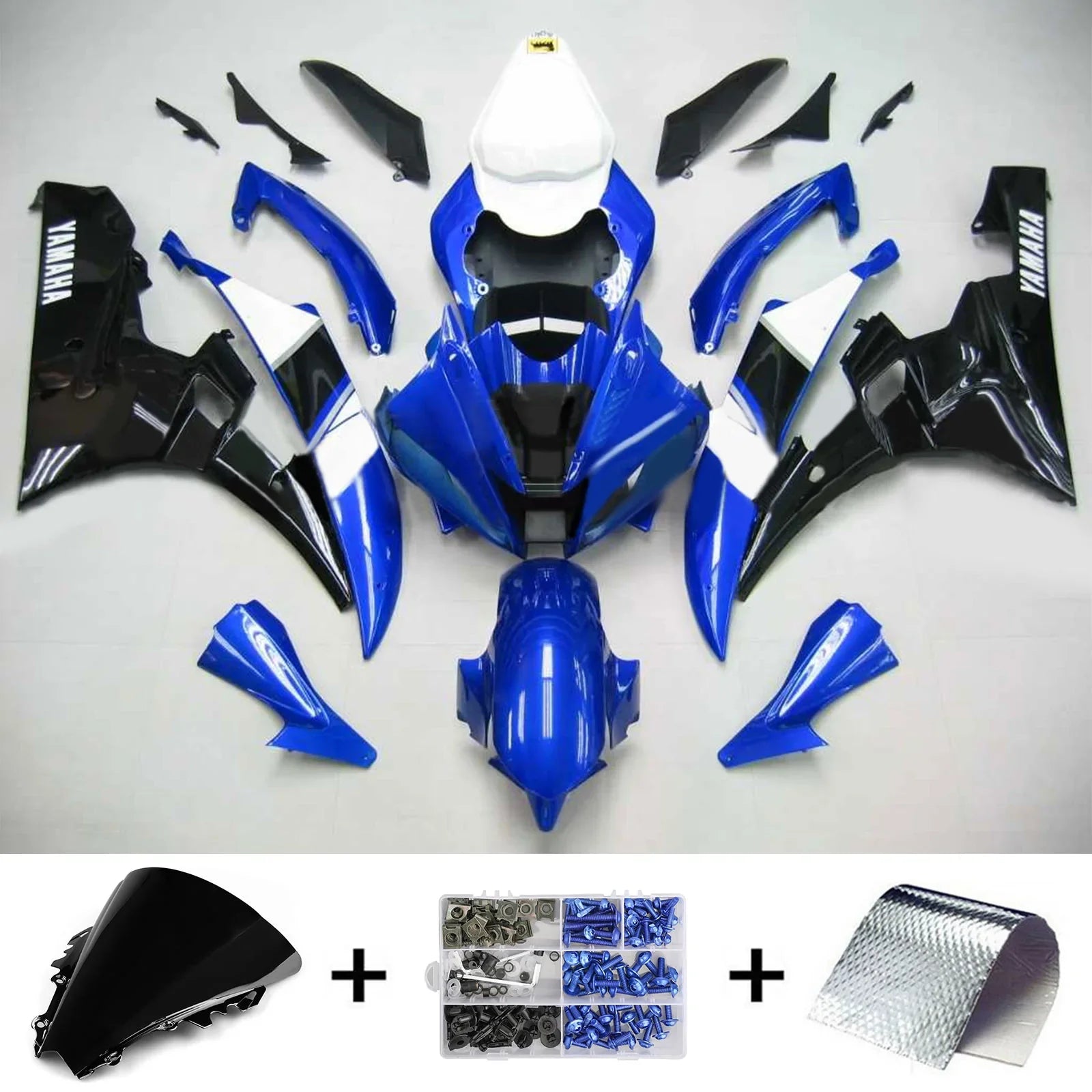 Kit de carénage Amotopart pour Yamaha YZF 600 R6 2006-2007 générique