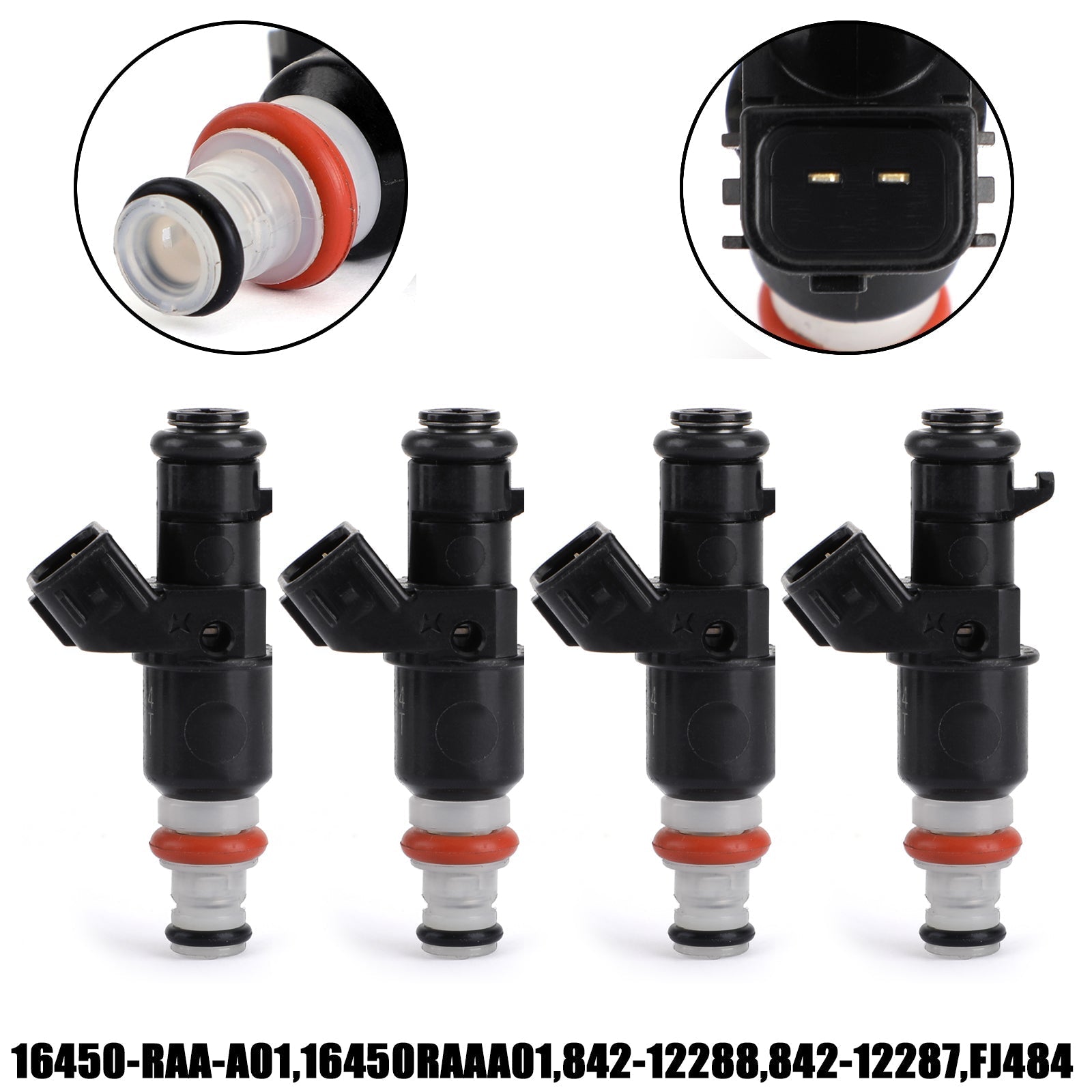 4 PCS Injecteurs De Carburant Pour 2003-2007 Honda Accord 2.4L 16450RAAA01 16450-RAA-A01 Générique