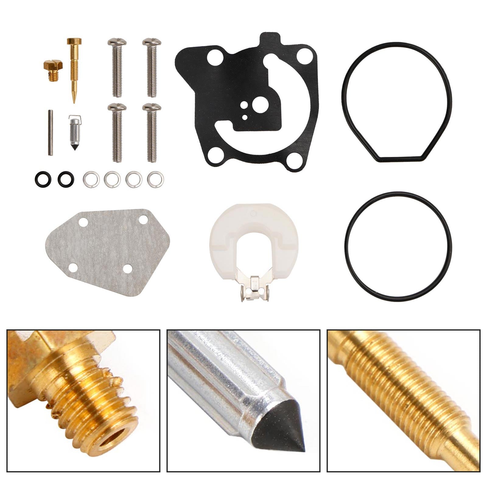 Kit de reconstrucción de carburador apto para motor fueraborda Yamaha de 2 tiempos 40HP E40X