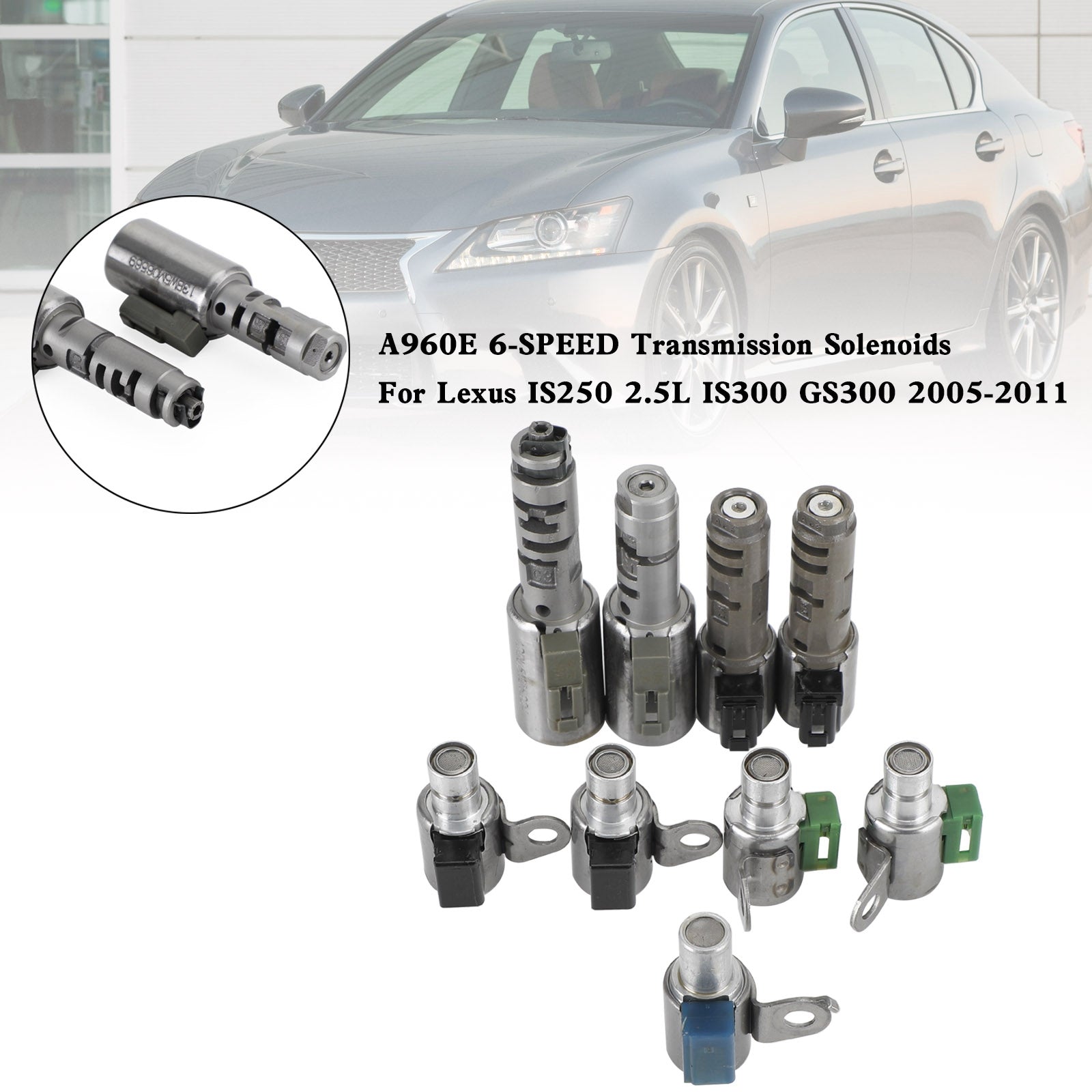 2005-2011 Solénoïdes de transmission Lexus IS250 2.5L IS300 GS300 A960E 6 vitesses