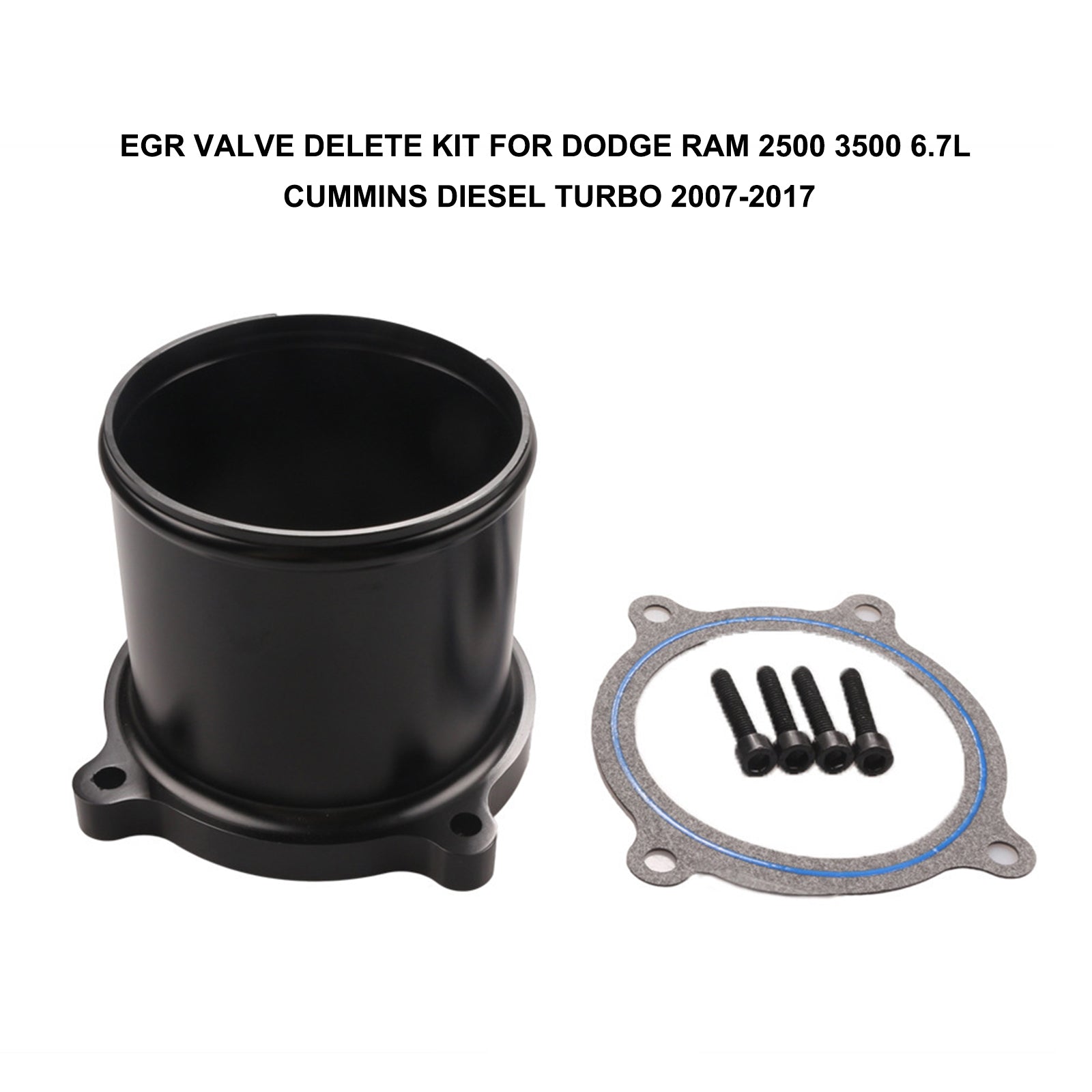 Kit de eliminación de válvula EGR para Dodge Ram 2500 3500 6.7L Cummins Diesel Turbo 2007-2017 Genérico