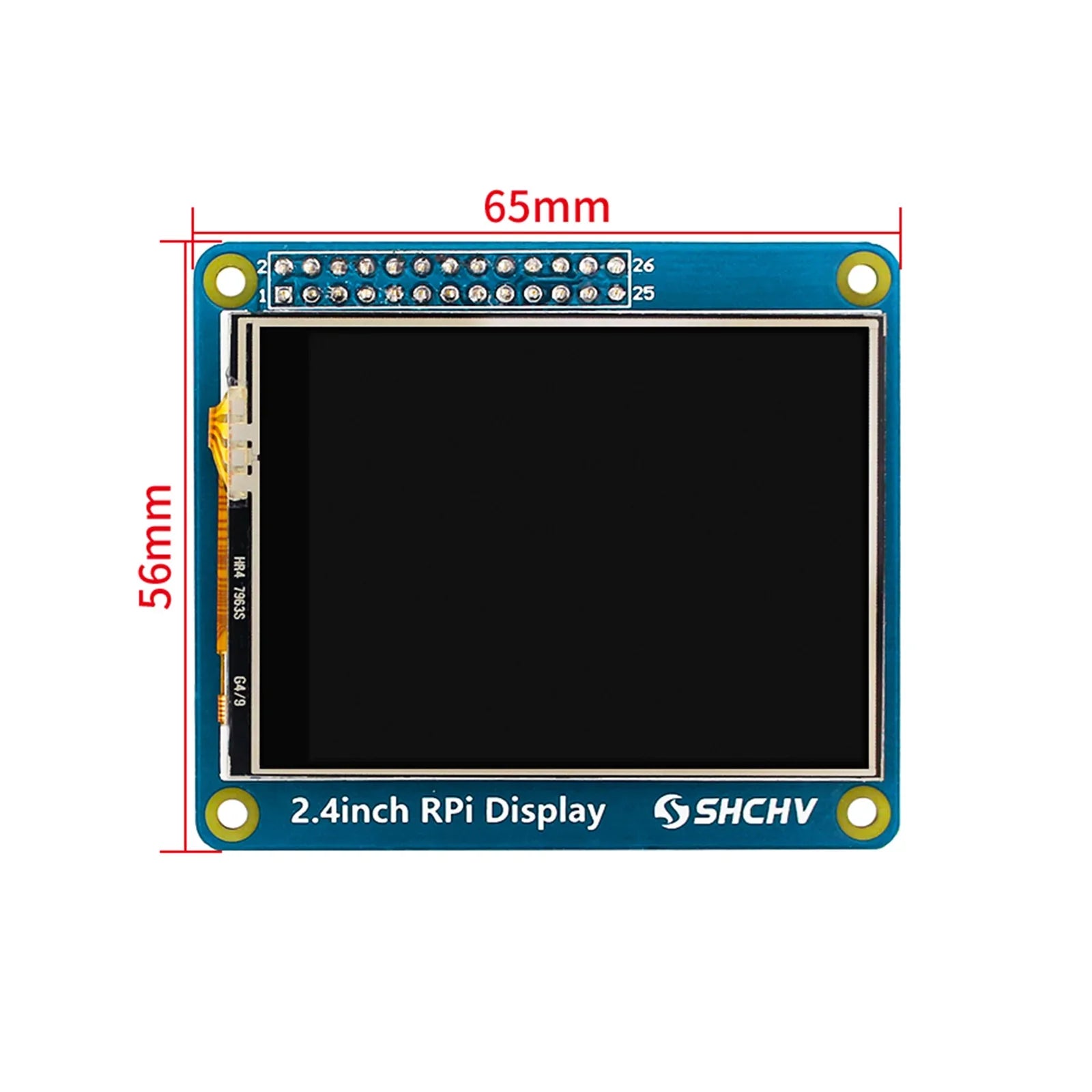 Écran LED 2,4 pouces 320*240 pixels pour Raspberry Pi 4B 3B+ Zero 2 W