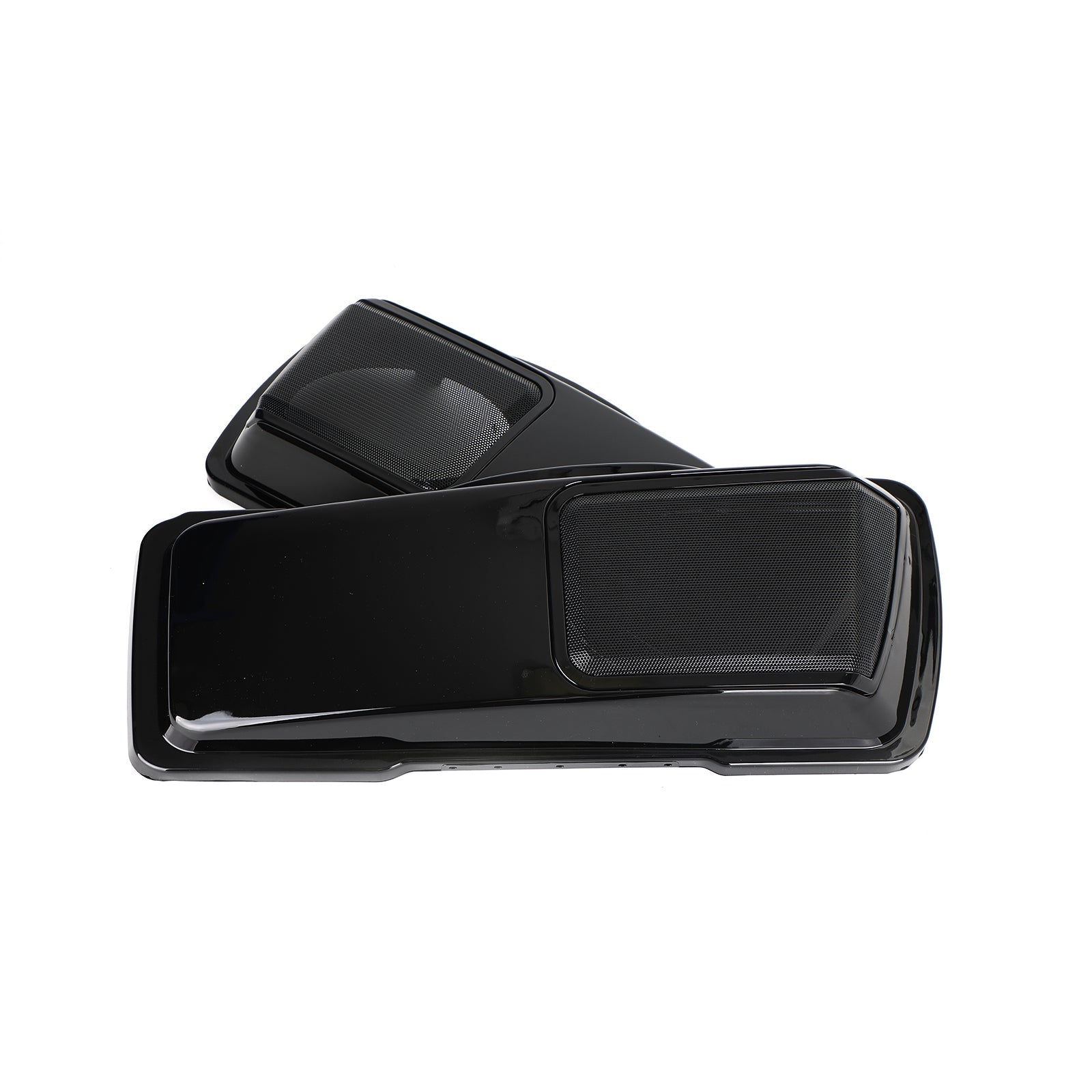 6 x 9 couvercles de haut-parleur Vivid Black sacoche pour Harley Touring 1994-2013 Generic