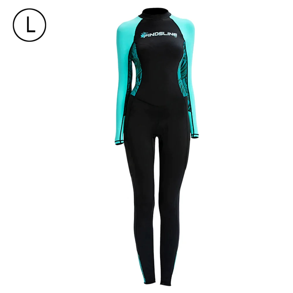 Traje de buceo ultrafino de seda helada para mujer.