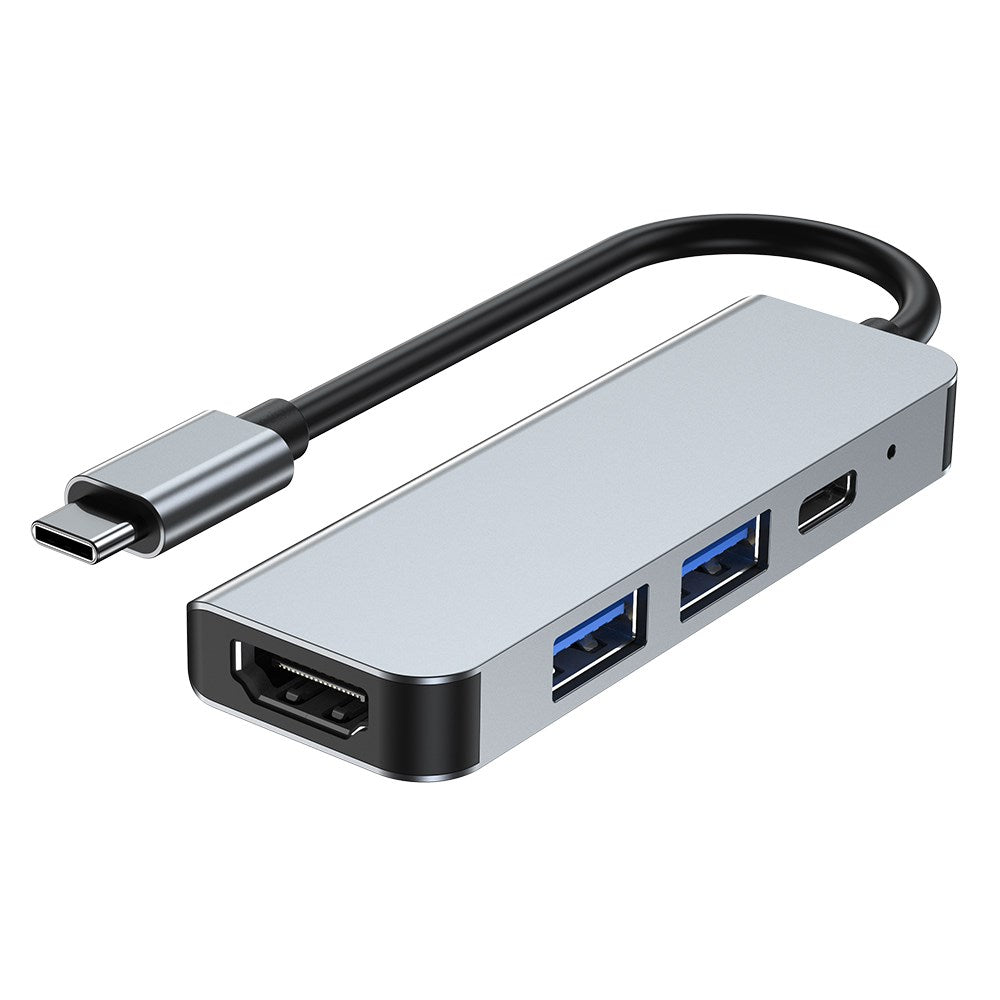 4-en-1 vers HD USB C USB3.0 PD Type-C HUB Adaptateur Dock pour Mac Windows PC