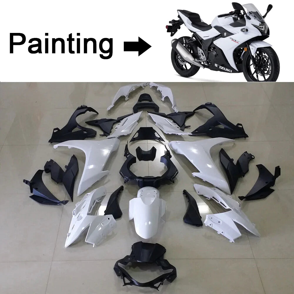 Amotopart Suzuki GSX250R 2017-2020 Kit Carénage Carrosserie Plastique ABS