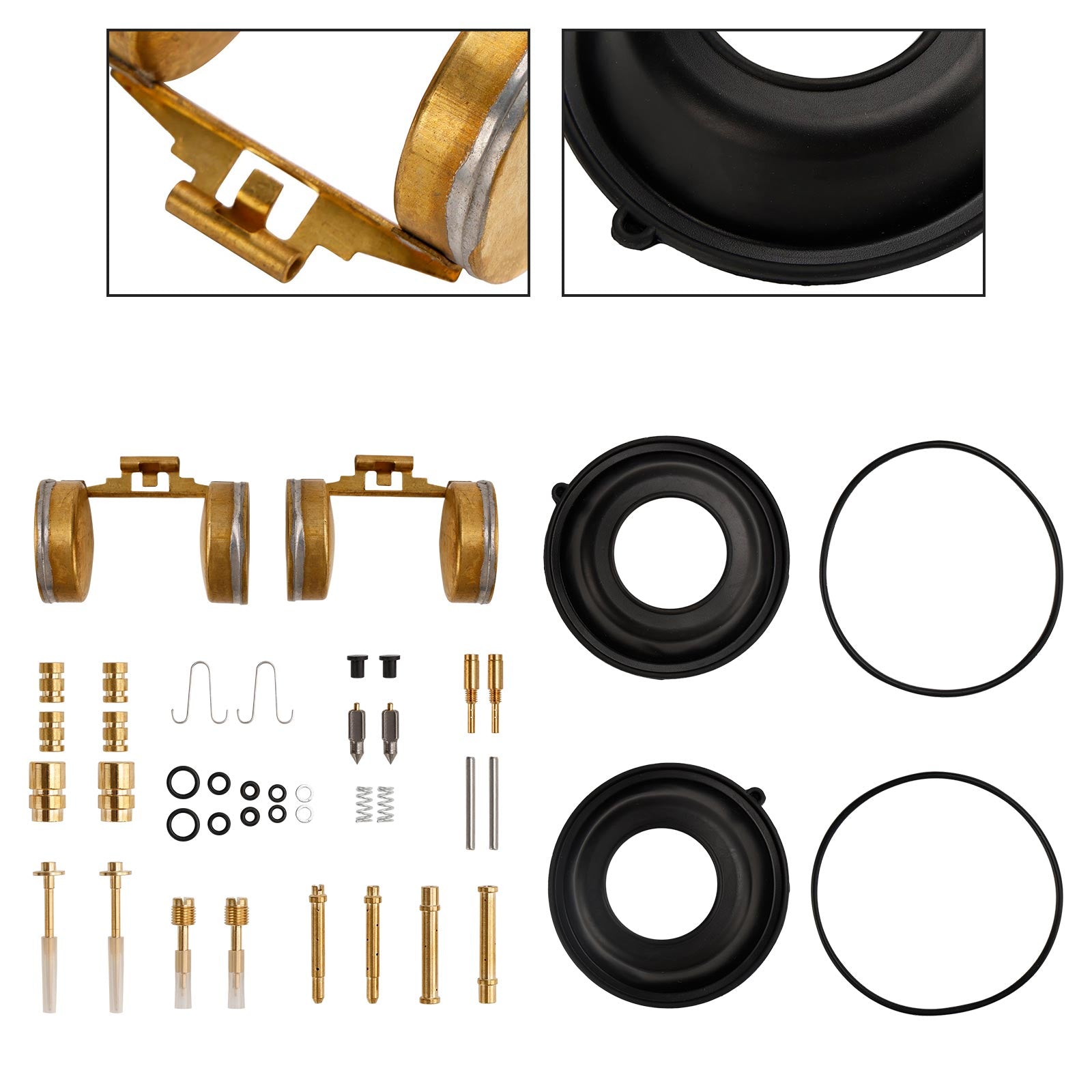 Kit de reparación y reconstrucción de carburador apto para Honda CB350 1968-1972 CL350 1968-1973