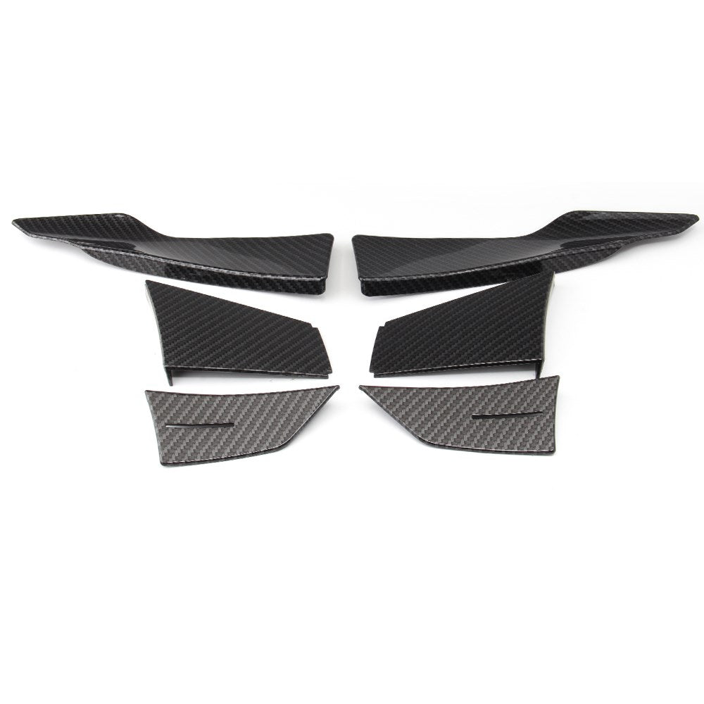 Ailerons de séparateur de lèvre avant en fibre de carbone pour BMW Série 3 F80 M3 15-19 générique