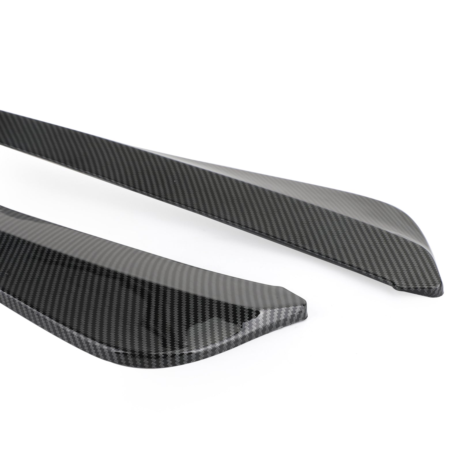 19" voiture pare-chocs arrière aileron Canard séparateur diffuseur Valence Spoiler lèvre en Fiber de carbone Look générique