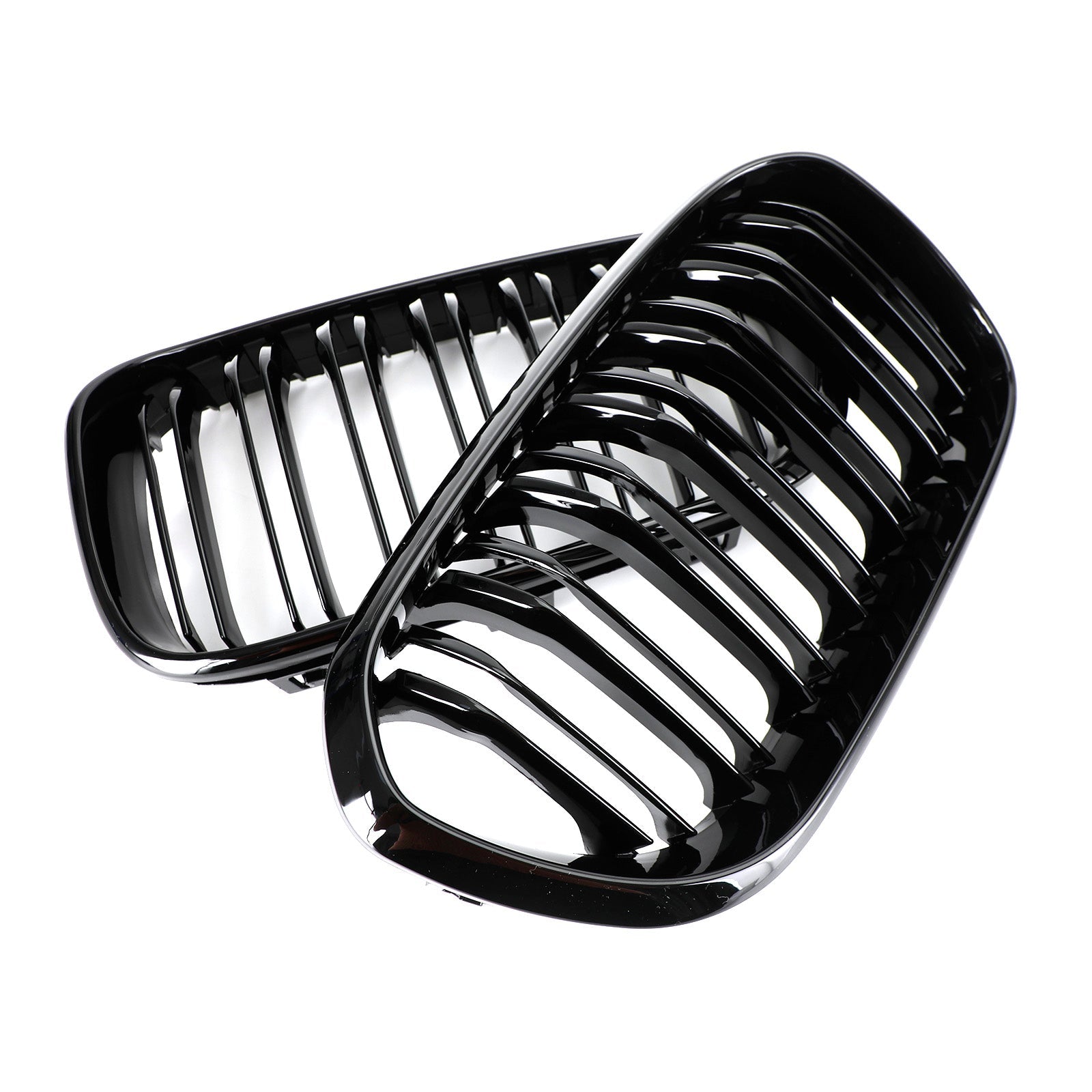 Grille de calandre Double Rein Avant BMW Série 1 F20 F21 2015-2017 Noir Brillant