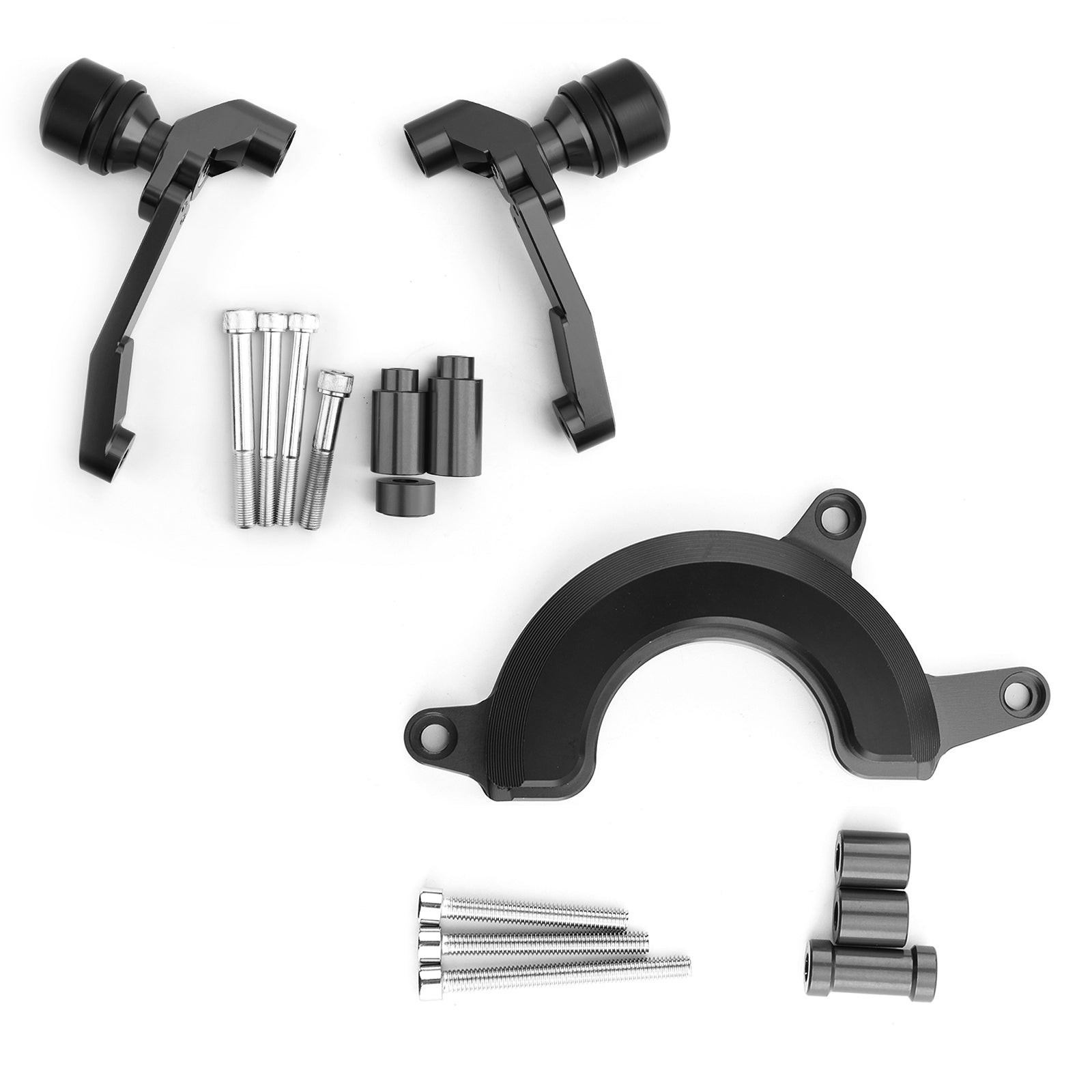 Kit de protections contre les chocs de cadre moteur pour Honda CB650R 2019-2021 Noir Generic