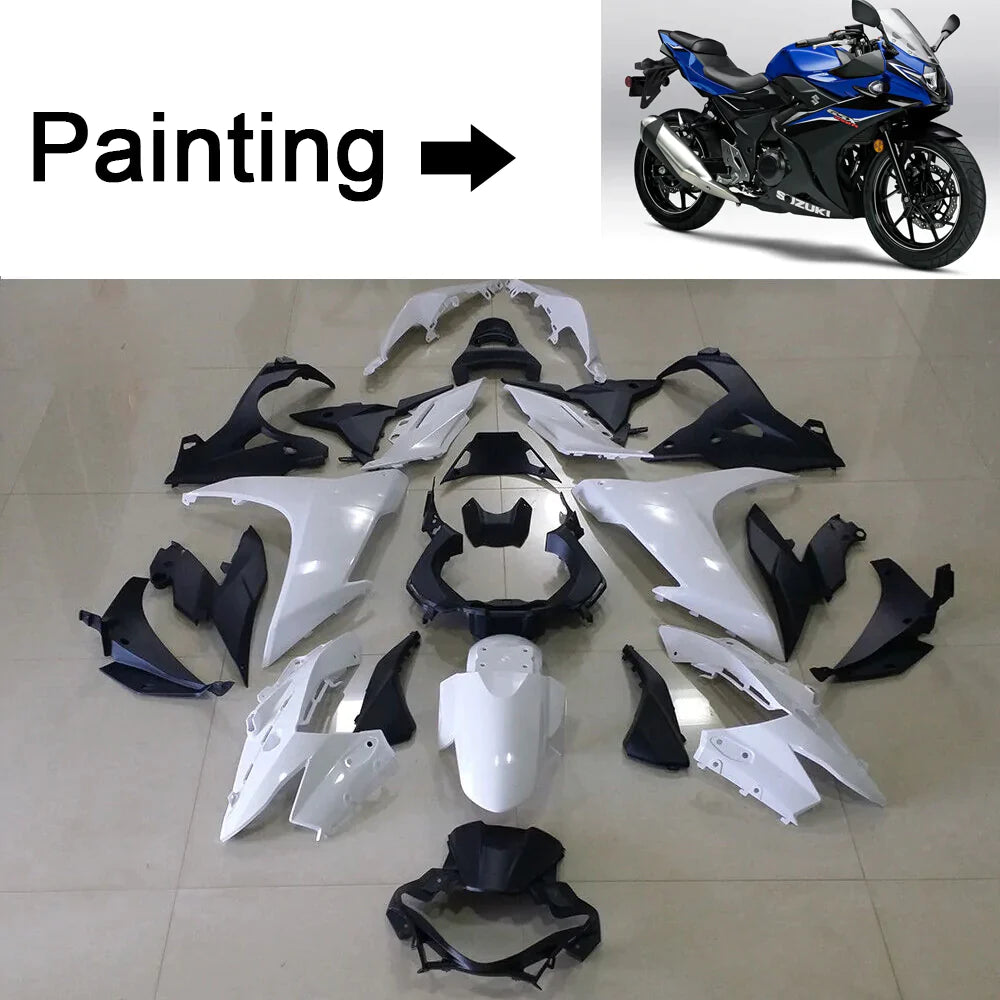 Amotopart Suzuki GSX250R 2017-2020 Kit Carénage Carrosserie Plastique ABS