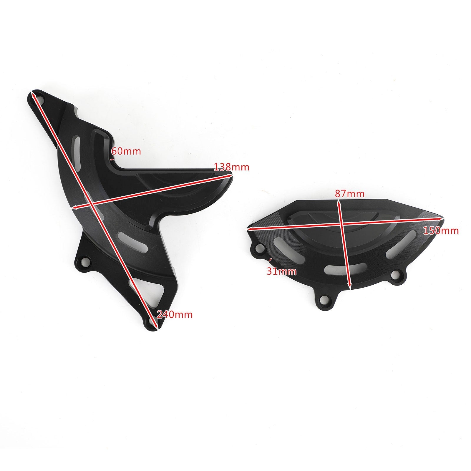 Cubierta protectora de motor de aluminio para Honda CB650R Neo Sports Cafe 2019 2020 Genérico