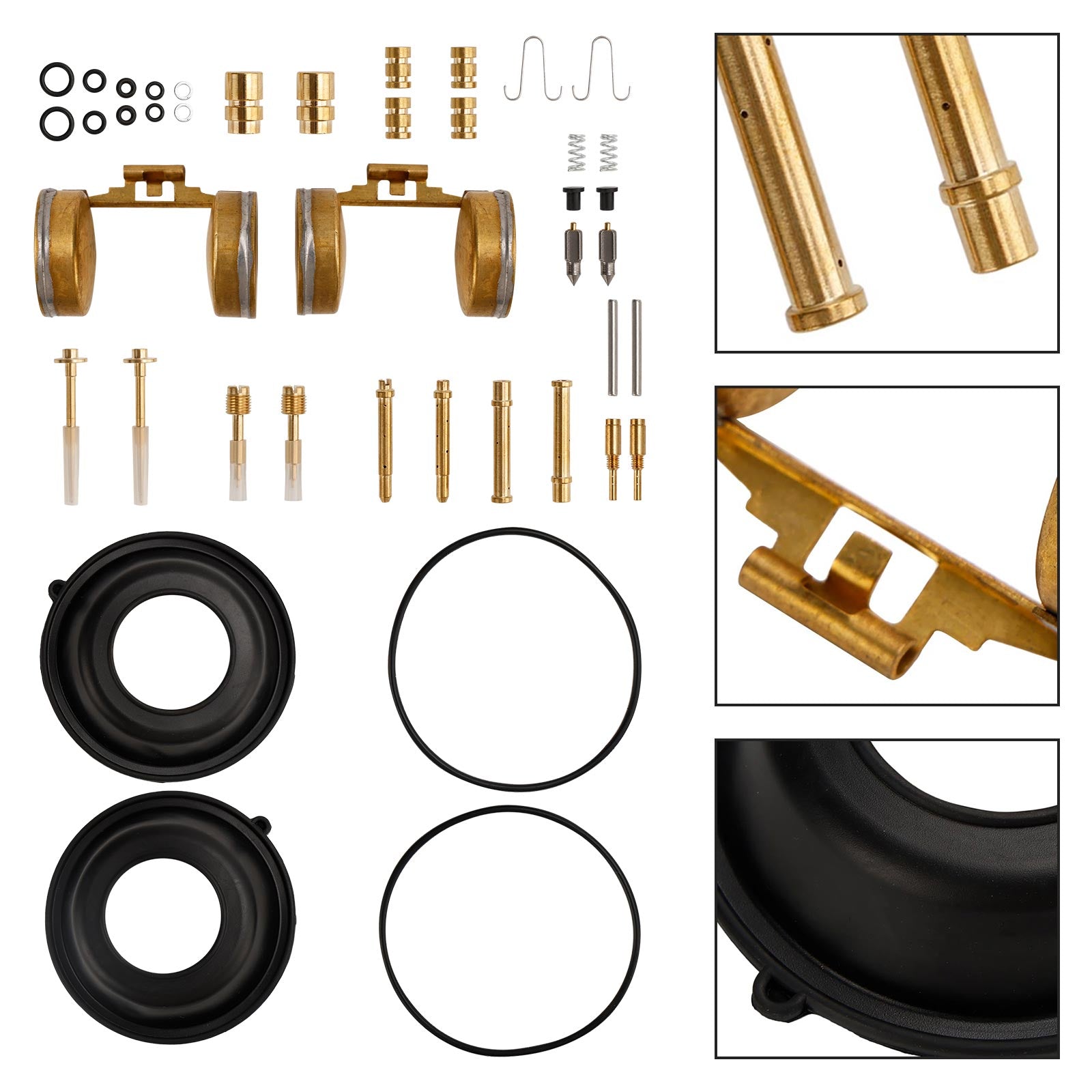 Kit de reparación y reconstrucción de carburador apto para Honda CB350 1968-1972 CL350 1968-1973