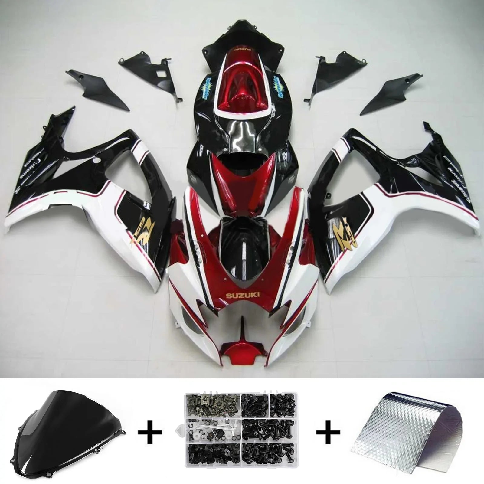 Kit de carénage Amotopart Suzuki GSXR 600/750 2006-2007