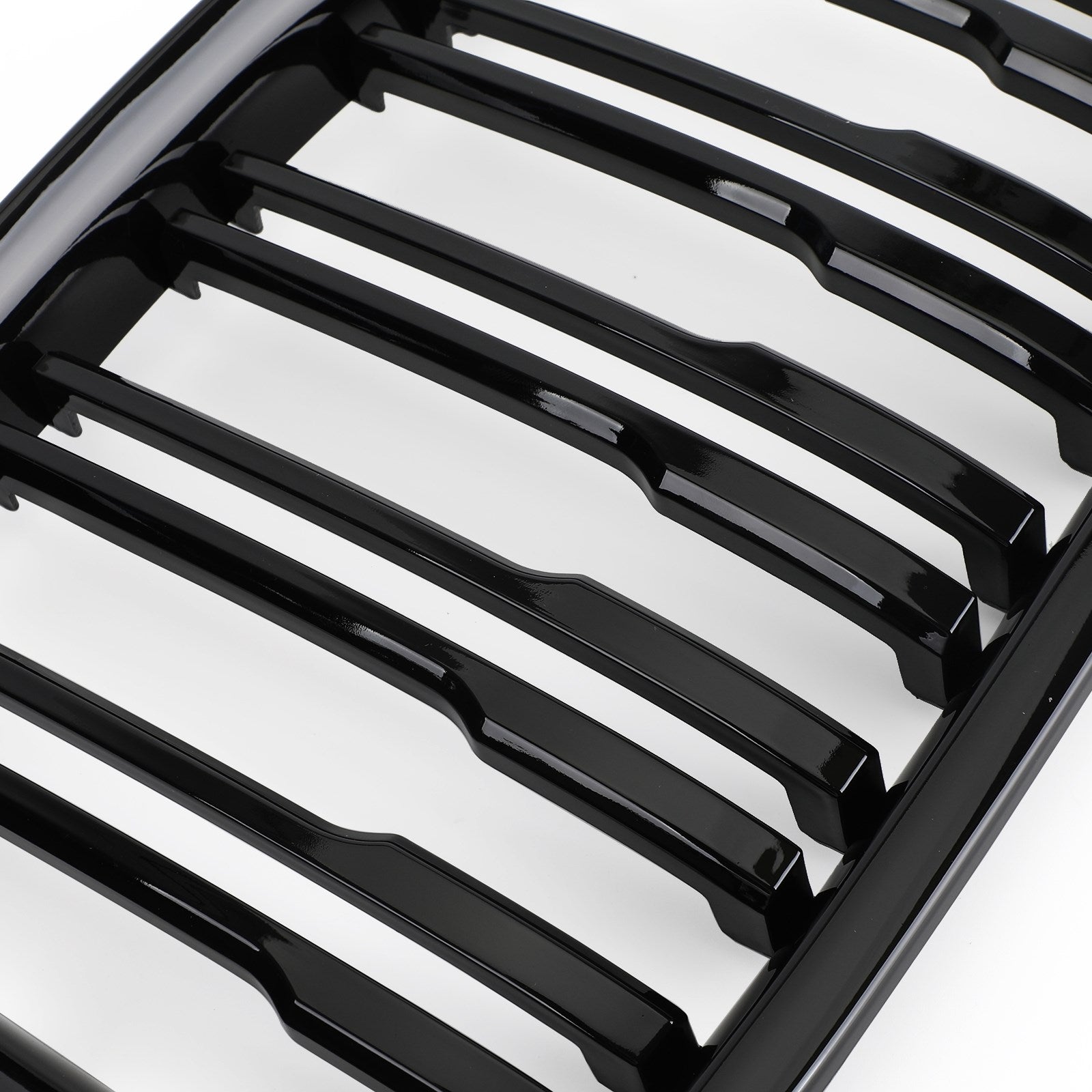 Grille de calandre pour capot avant à double lamelles noir brillant pour BMW X1 E84 2009-14 SUV générique