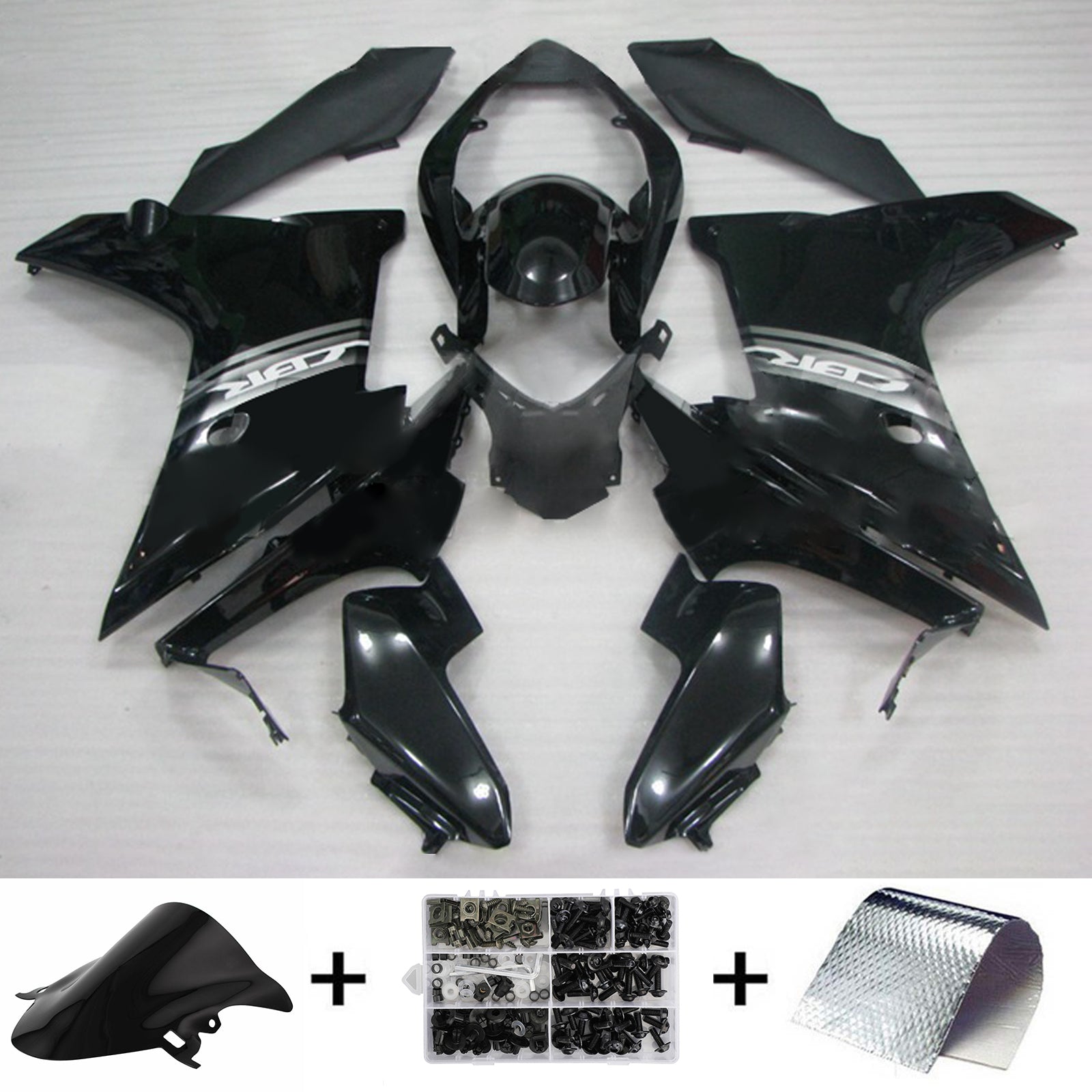 Amotopart Honda CBR600F 2011-2013 Kit de carenado de carrocería de plástico ABS