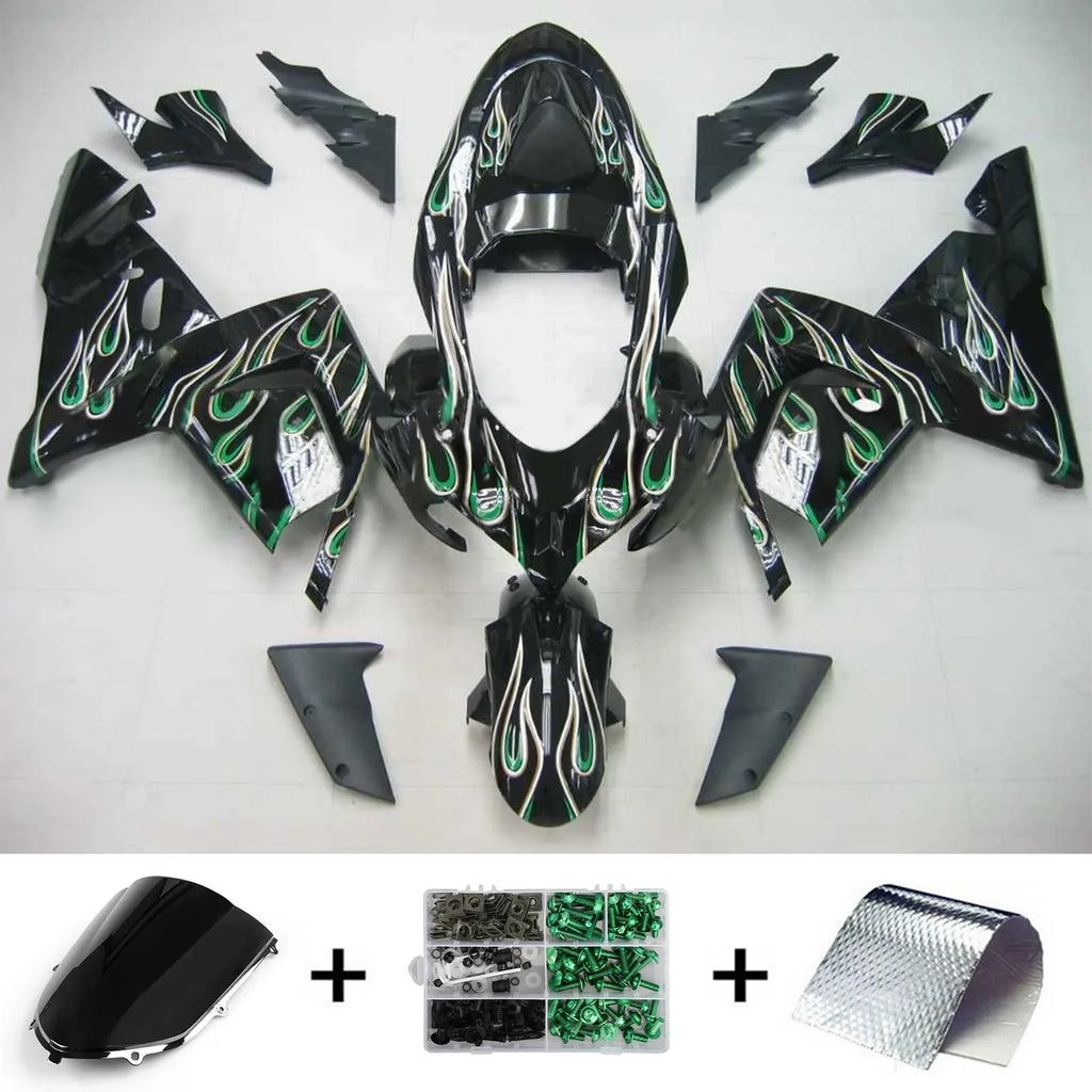 Amotopart Verkleidungsset für Kawasaki ZX10R 2004-2005 Generic